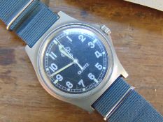 1 Very Rare Genuine British Army, Gulf War CWC quartz wrist watch