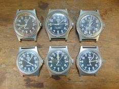 QTY 6 x CWC quartz wrist watches