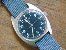 Ultra Rare Unissued Genuine British Army, 1973 mechanical wind up Hamilton wrist watch