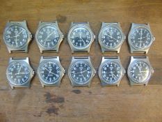 QTY 10 x CWC quartz wrist watches