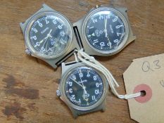 QTY 3 x CWC quartz wrist watches