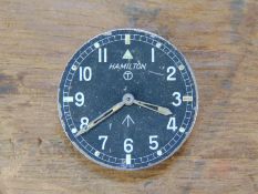 Very Rare Genuine British Army Hamilton Mechanical G10 watch movement