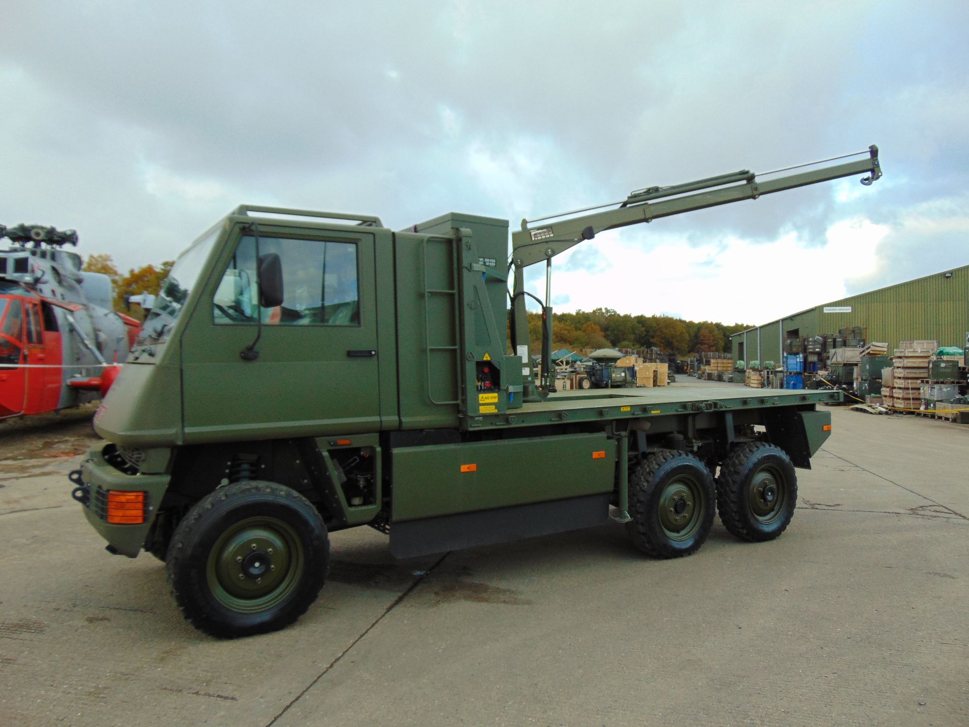 Ex Reserve Left Hand Drive Mowag Bucher Duro II 6x6 Crane Truck - Image 14 of 22