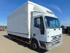 2002 Iveco EuroCargo 100E18 4x2 Box Truck Complete with Rear Tail Lift