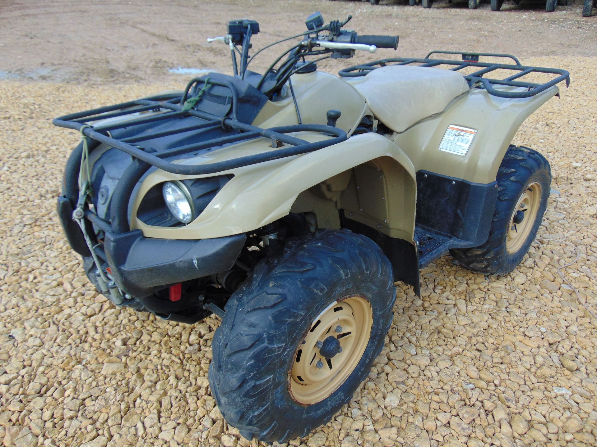 Military Specification Yamaha Grizzly 450 4 x 4 ATV Quad Bike Complete with Winch - Image 3 of 14