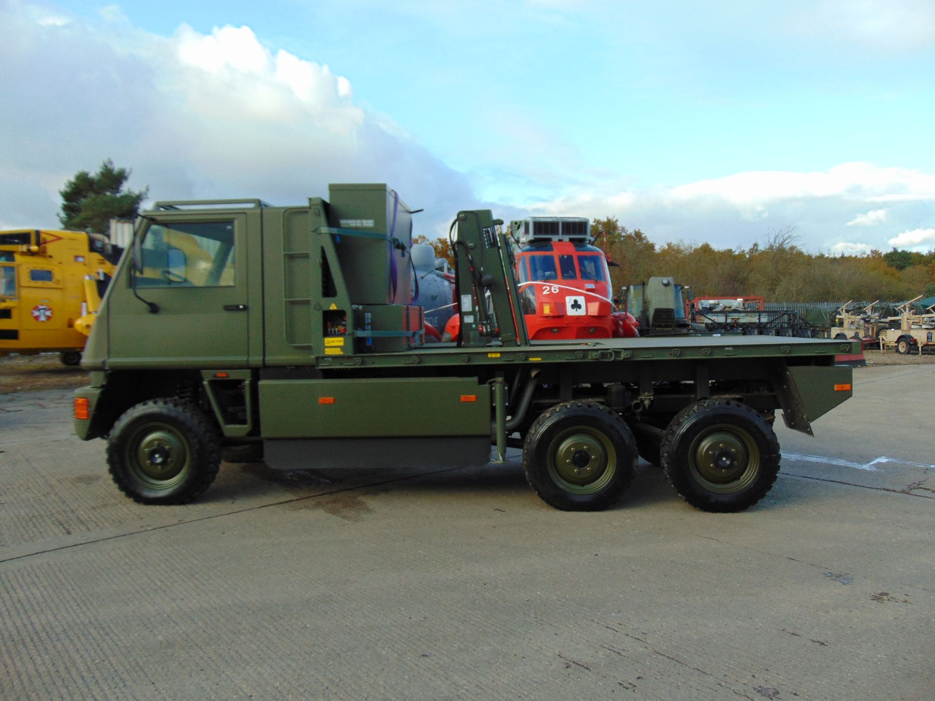 Ex Reserve Left Hand Drive Mowag Bucher Duro II 6x6 Crane Truck - Image 4 of 22