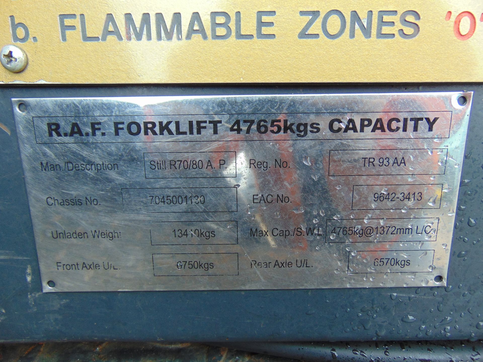 Still R70-80 4,765Kg Diesel Forklift - Image 19 of 19