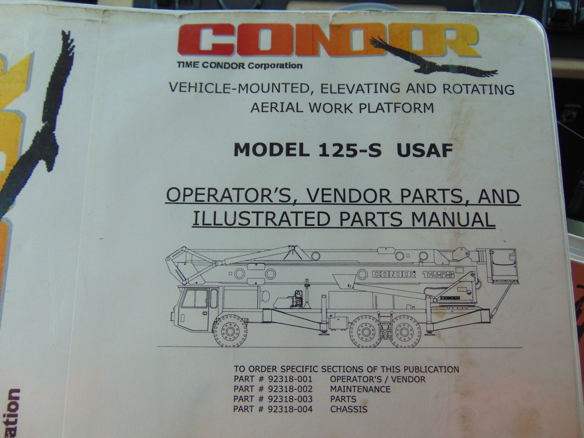 Condor 125S Elevating and Rotating Aerial Work Platform on 2000 Sabel 6x6 Truck - Image 25 of 32