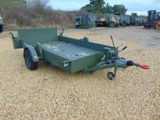 single axle Lolode King Hydraulic Lowering Trailer