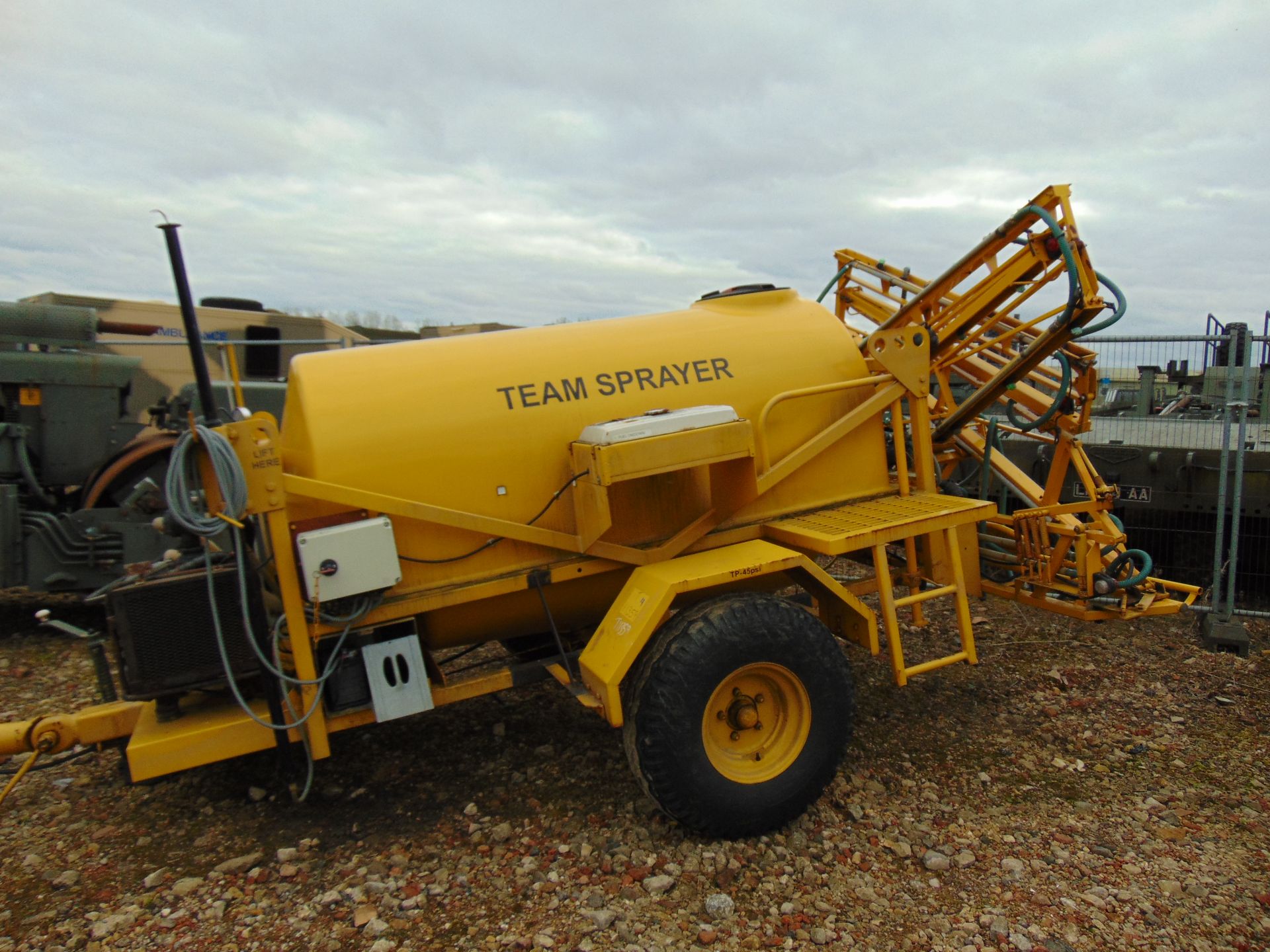 Single Axle 2500Ltr Team Sprayer Trailer - Image 7 of 9