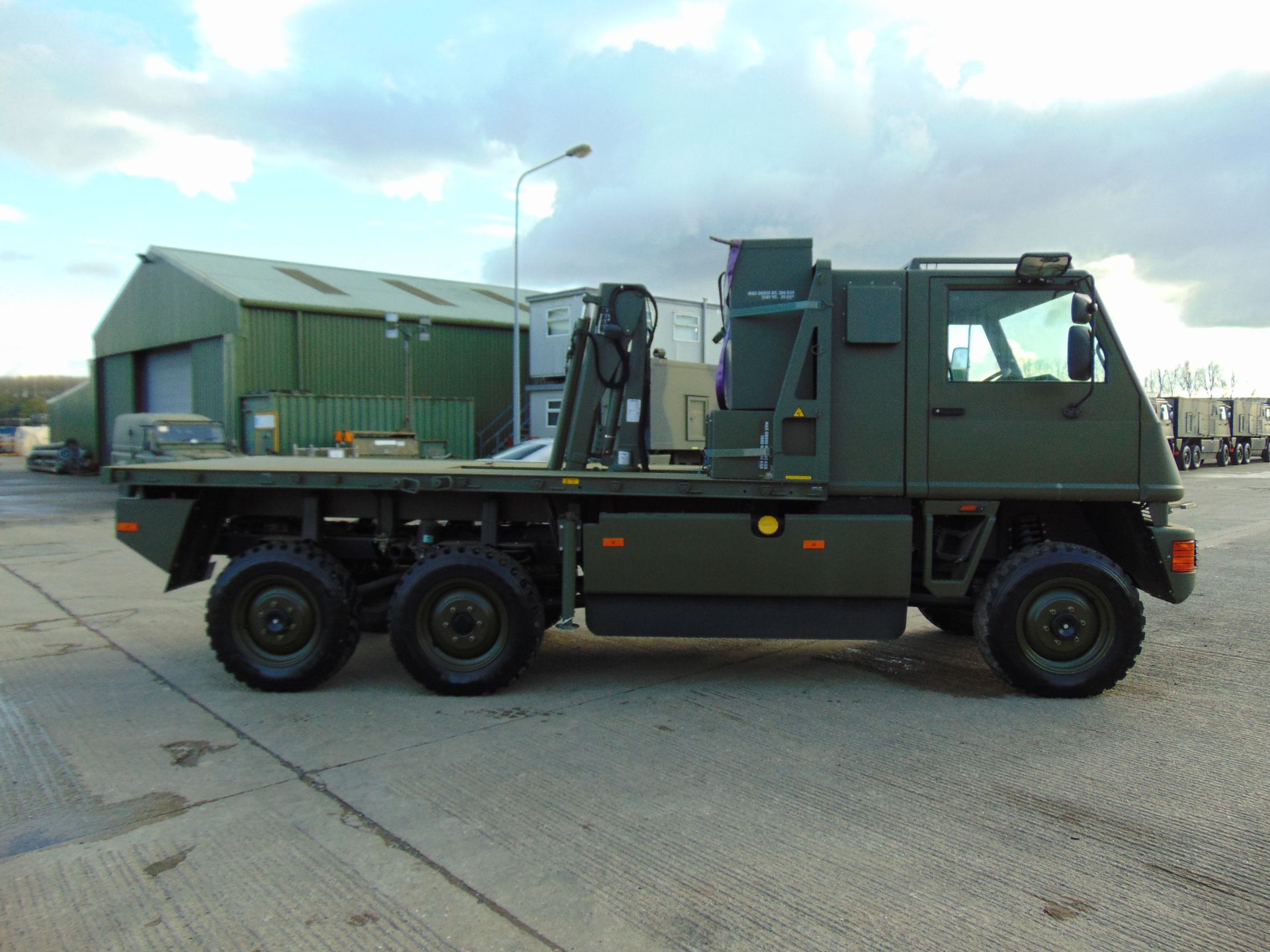 Ex Reserve Left Hand Drive Mowag Bucher Duro II 6x6 Crane Truck - Image 5 of 22