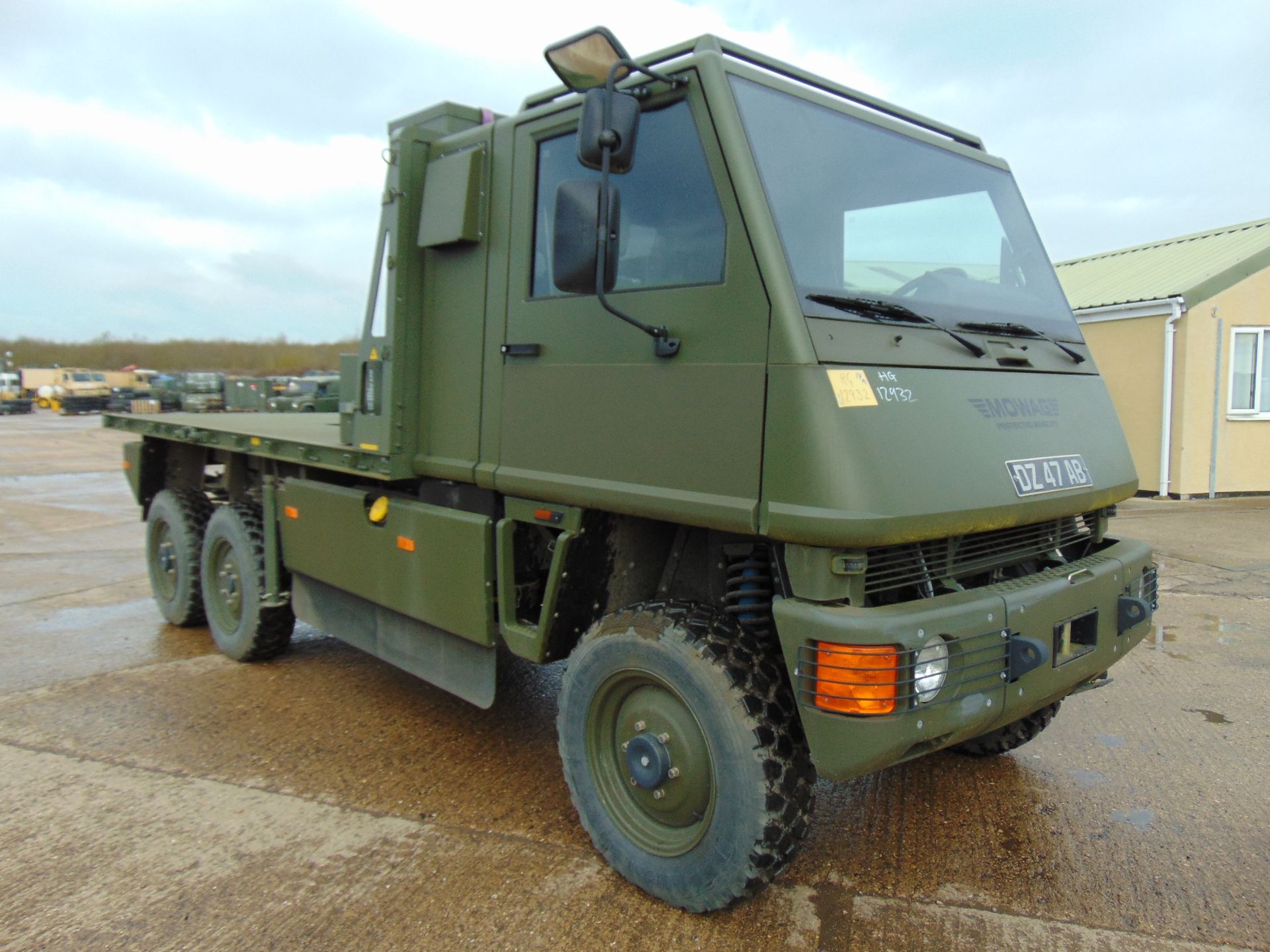 Ex Reserve Left Hand Drive Mowag Bucher Duro II 6x6 Crane Truck