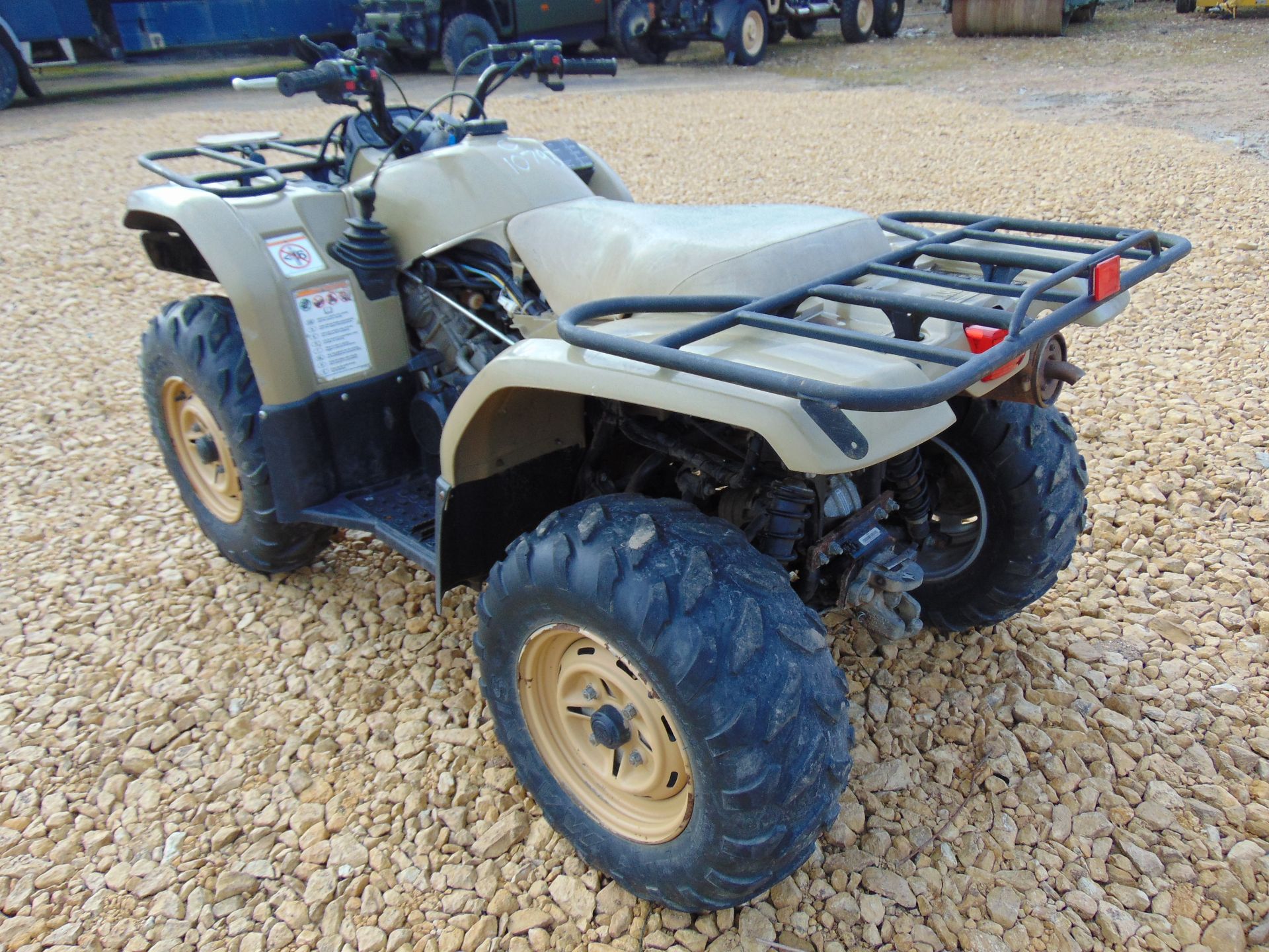 Military Specification Yamaha Grizzly 450 4 x 4 ATV Quad Bike Complete with Winch - Image 6 of 14