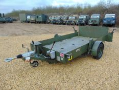 single axle Lolode King Hydraulic Lowering Trailer