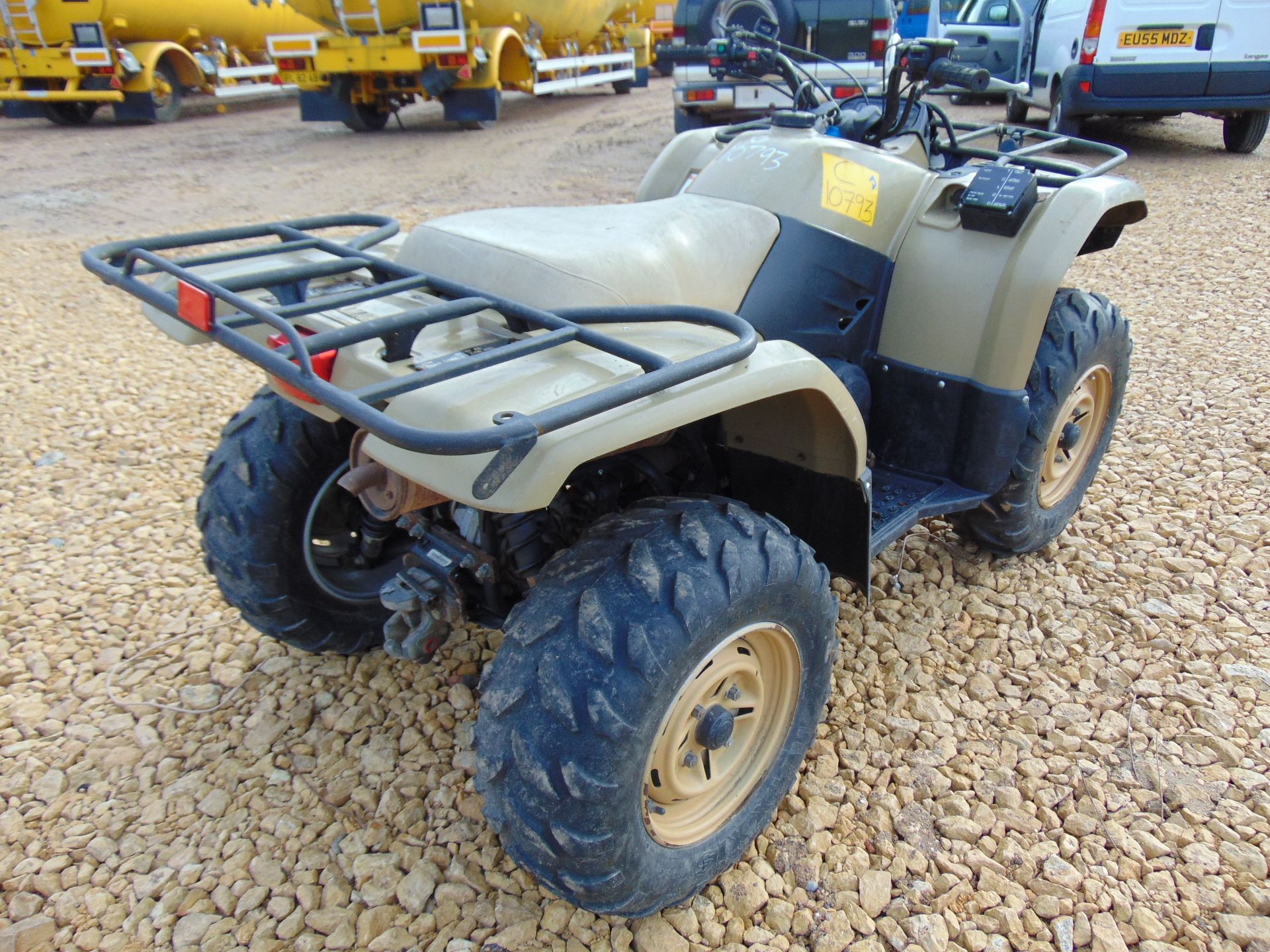 Military Specification Yamaha Grizzly 450 4 x 4 ATV Quad Bike Complete with Winch - Image 8 of 14