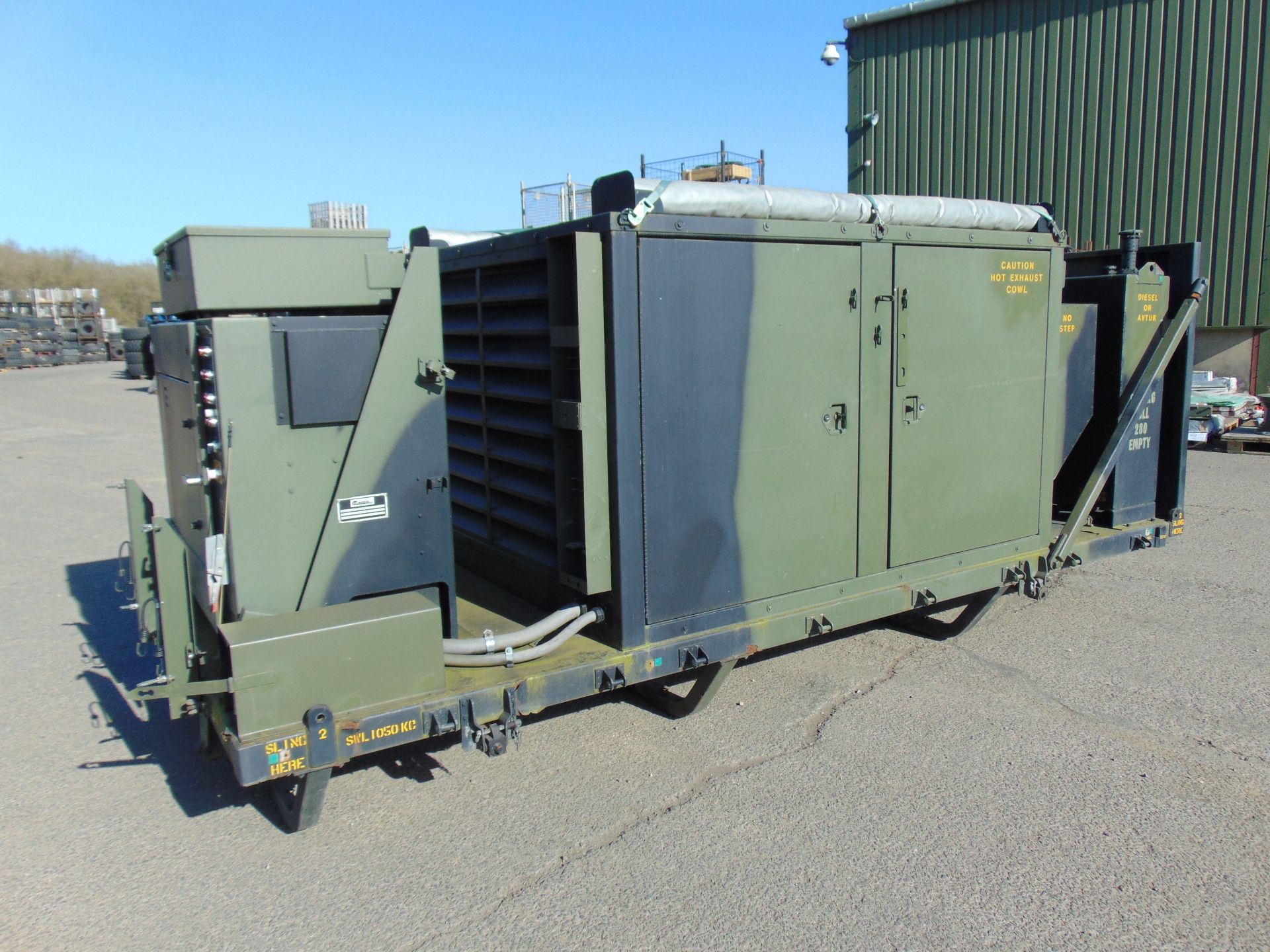 EX RESERVE Demountable Mobile Power Plant 2 x 50KVA Detroit 4 Cylinder Turbo Diesel Generators - Bild 4 aus 21