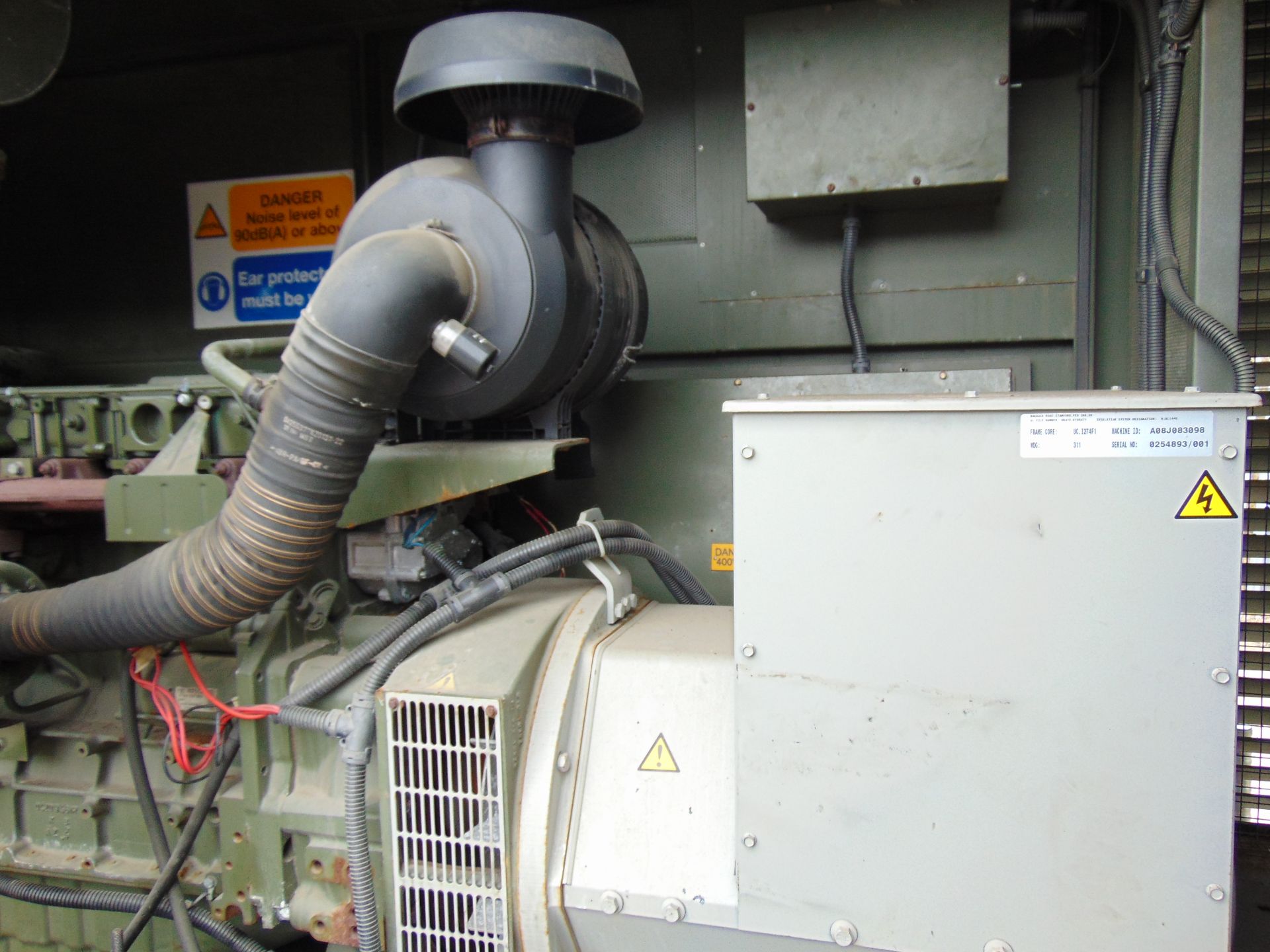 EX RESERVE Hunting Engineering 150KVA Volvo PENTA TAD720GE 6 Cylinder Turbo Diesel Generator - Image 18 of 25