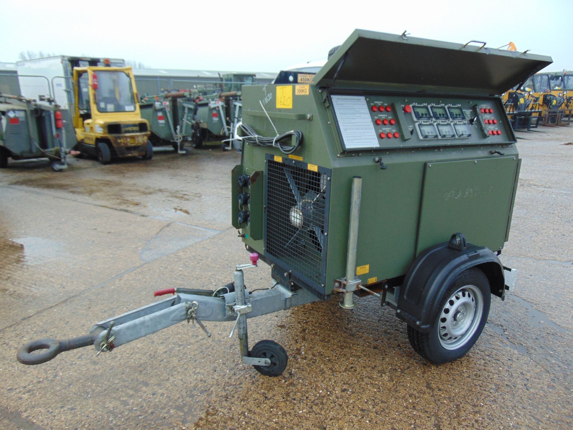 EX RESERVE Crestchic 120kw Resistive Load Bank Mounted on a single axle Trailer