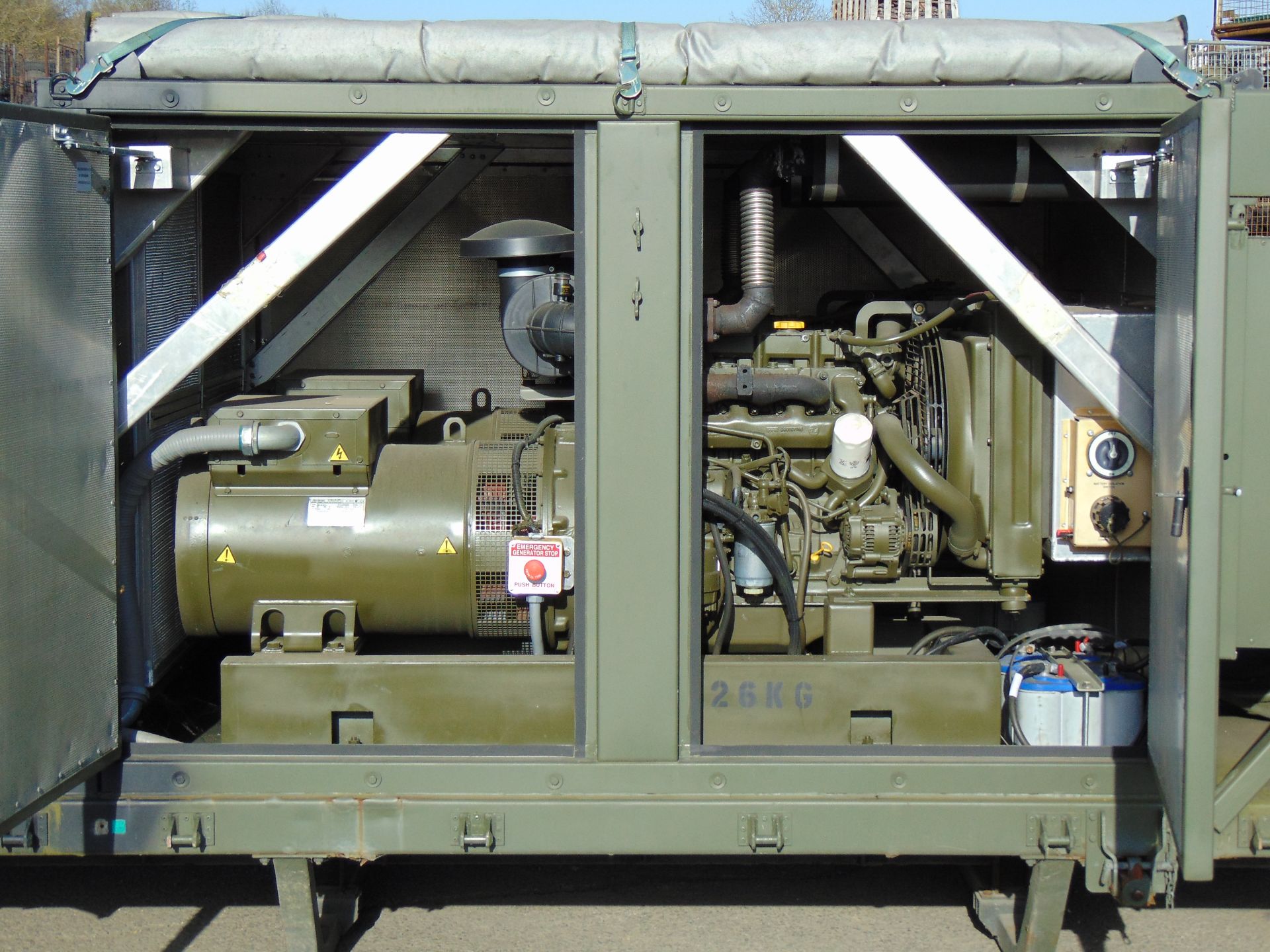 EX RESERVE Demountable Mobile Power Plant 2 x 50KVA Detroit 4 Cylinder Turbo Diesel Generators - Image 2 of 20