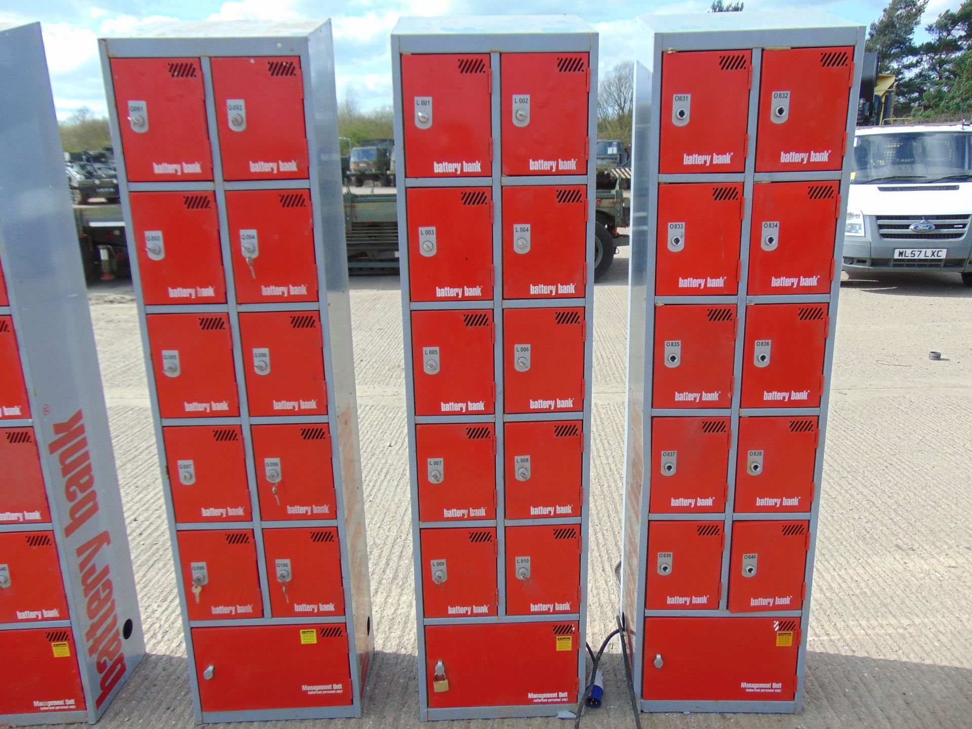 8 x Battery Banks - Charging Stations - Charging Lockers - Power Tool Lockers - 11 Door - Image 2 of 9