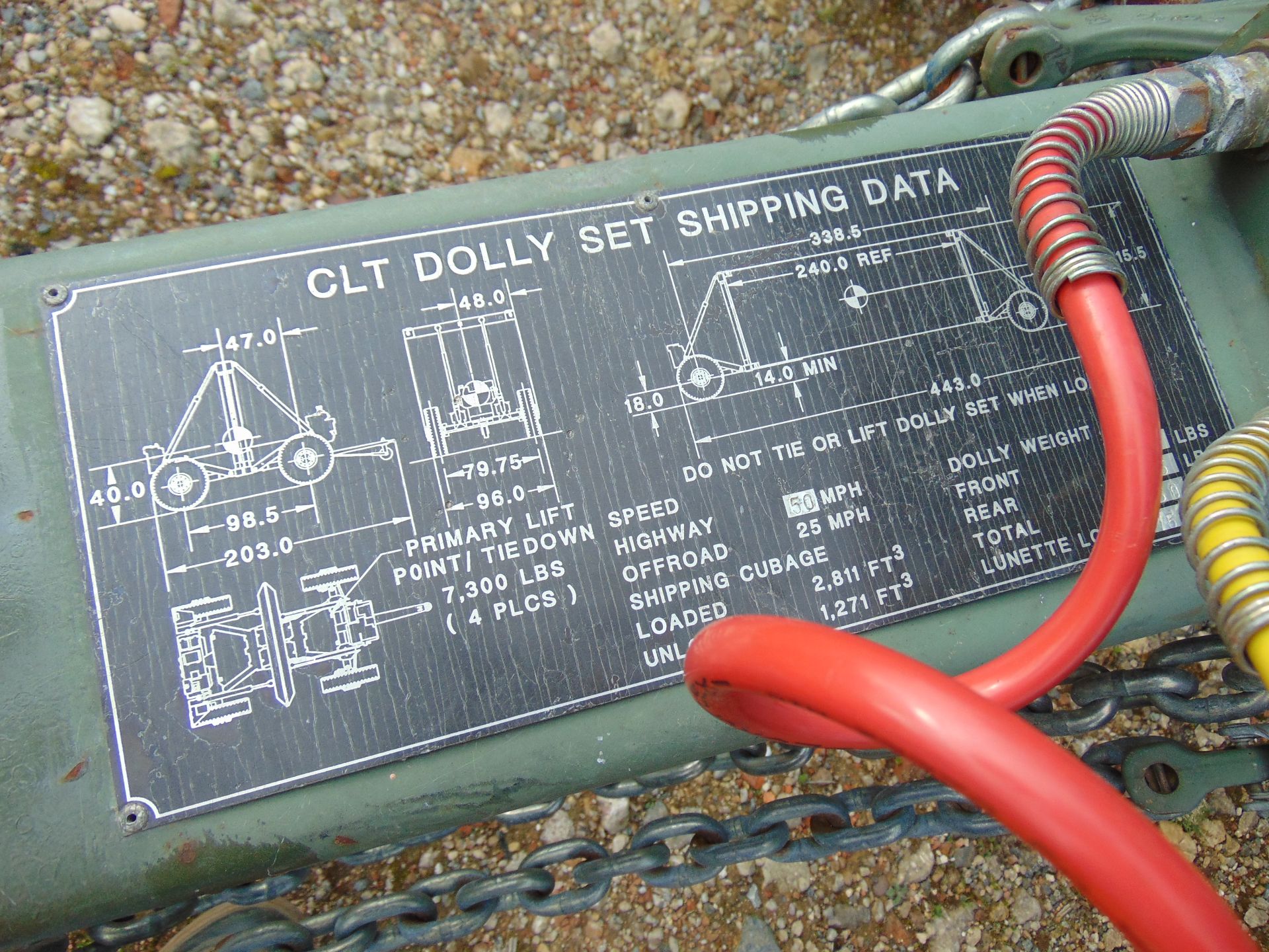 Esco Datron CLT (Container Load Trailer) Dolly Set System - Image 12 of 13