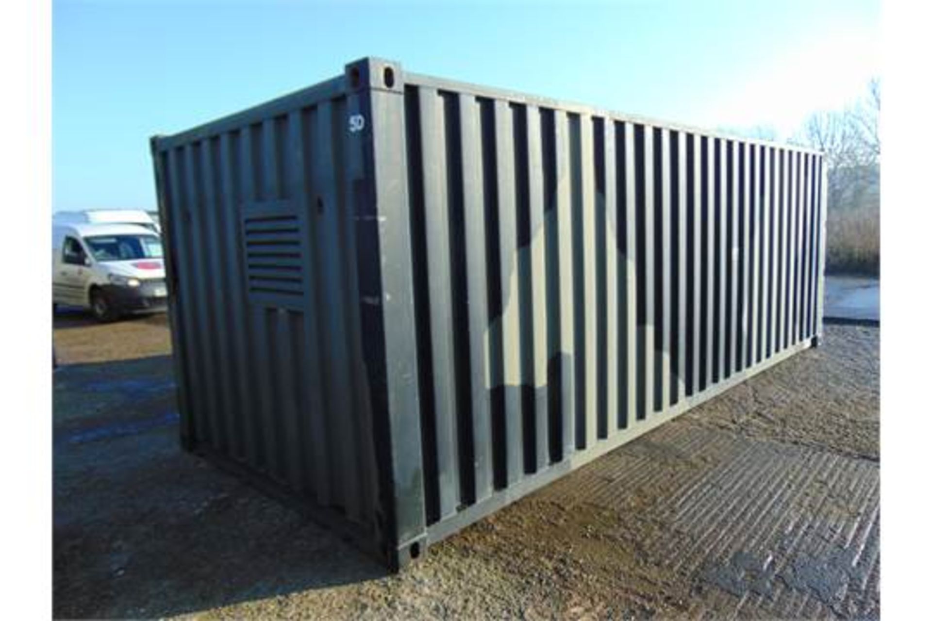 20ft ISO Shipping Container complete with fitted internal roller racking storage system - Image 4 of 9