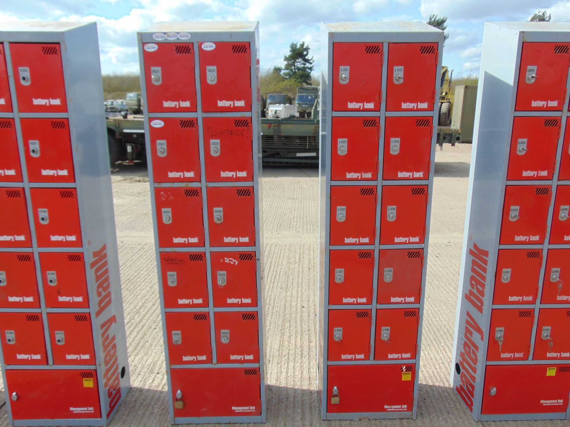 8 x Battery Banks - Charging Stations - Charging Lockers - Power Tool Lockers - 11 Door - Image 3 of 9