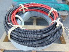 2 x Approx 25m Wire Rope Assys