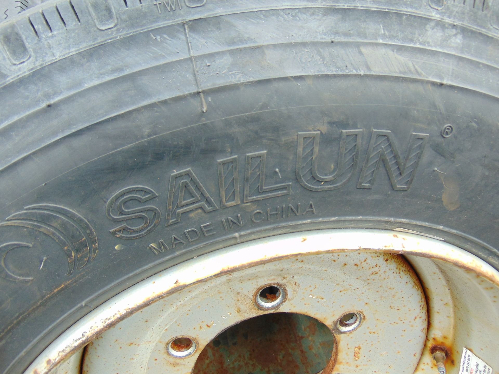 6 x Sailun S637 215/75 R17.5 Tyres with 6 Stud Rims - Image 3 of 7