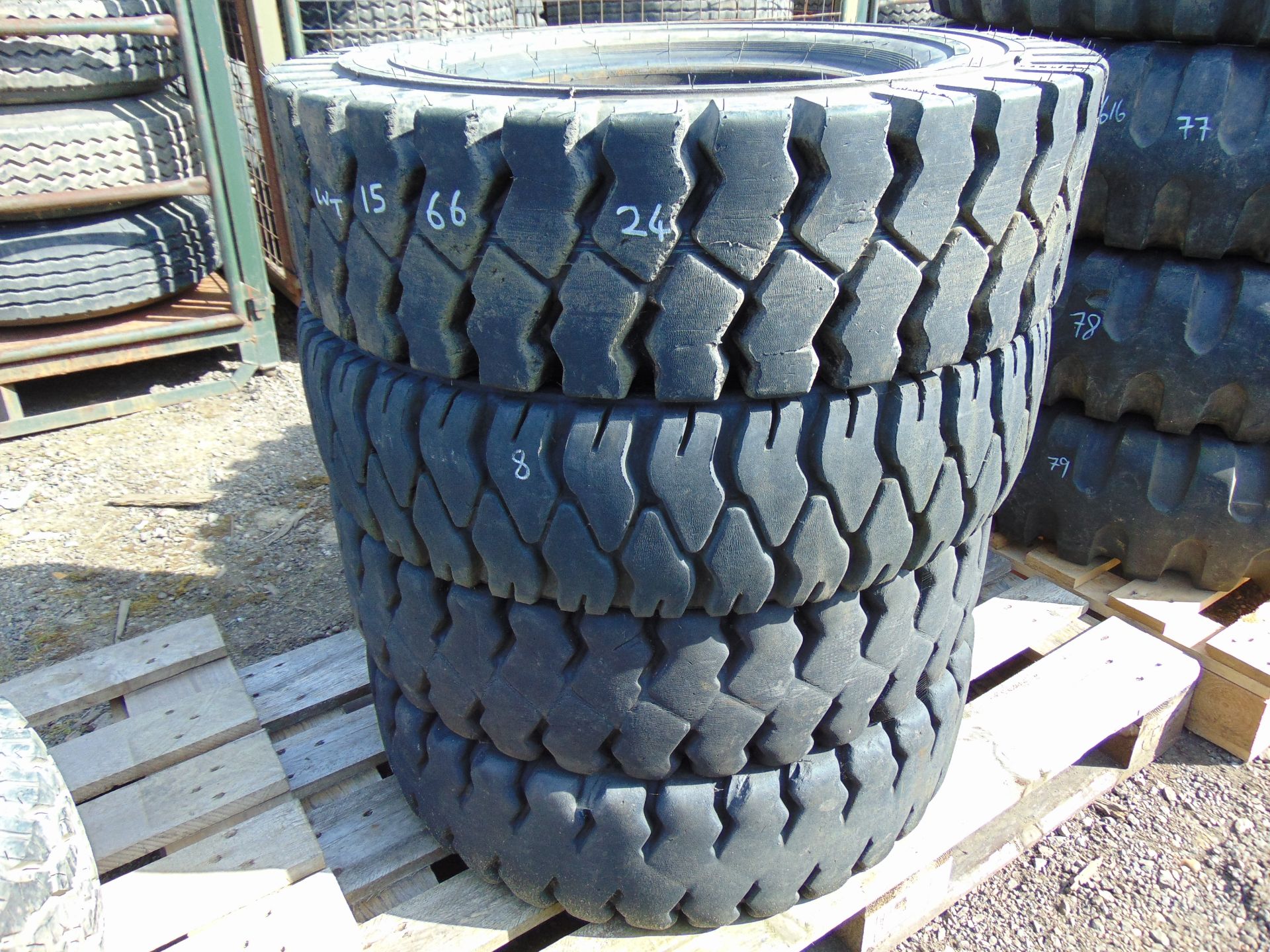 4 x Mixed Brand 8.25-15 Industrial Tyres - Image 2 of 5