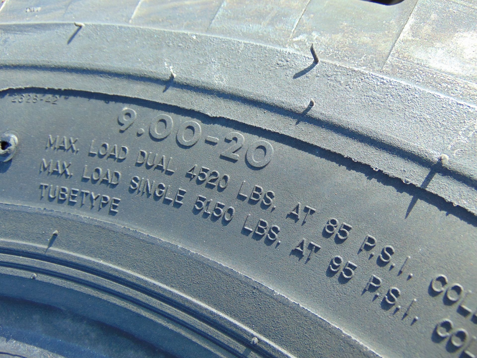 4 x S.T.A. 9.00-20 Crossply Tyres - Image 6 of 6