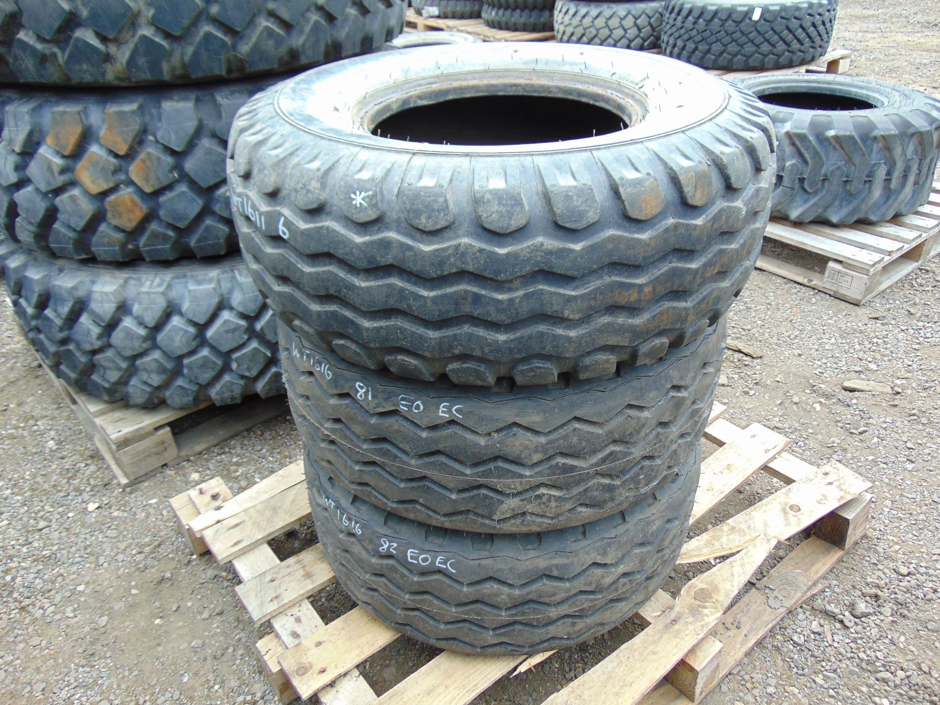 3 x Goodyear 11.5/80-15.3 Tyres