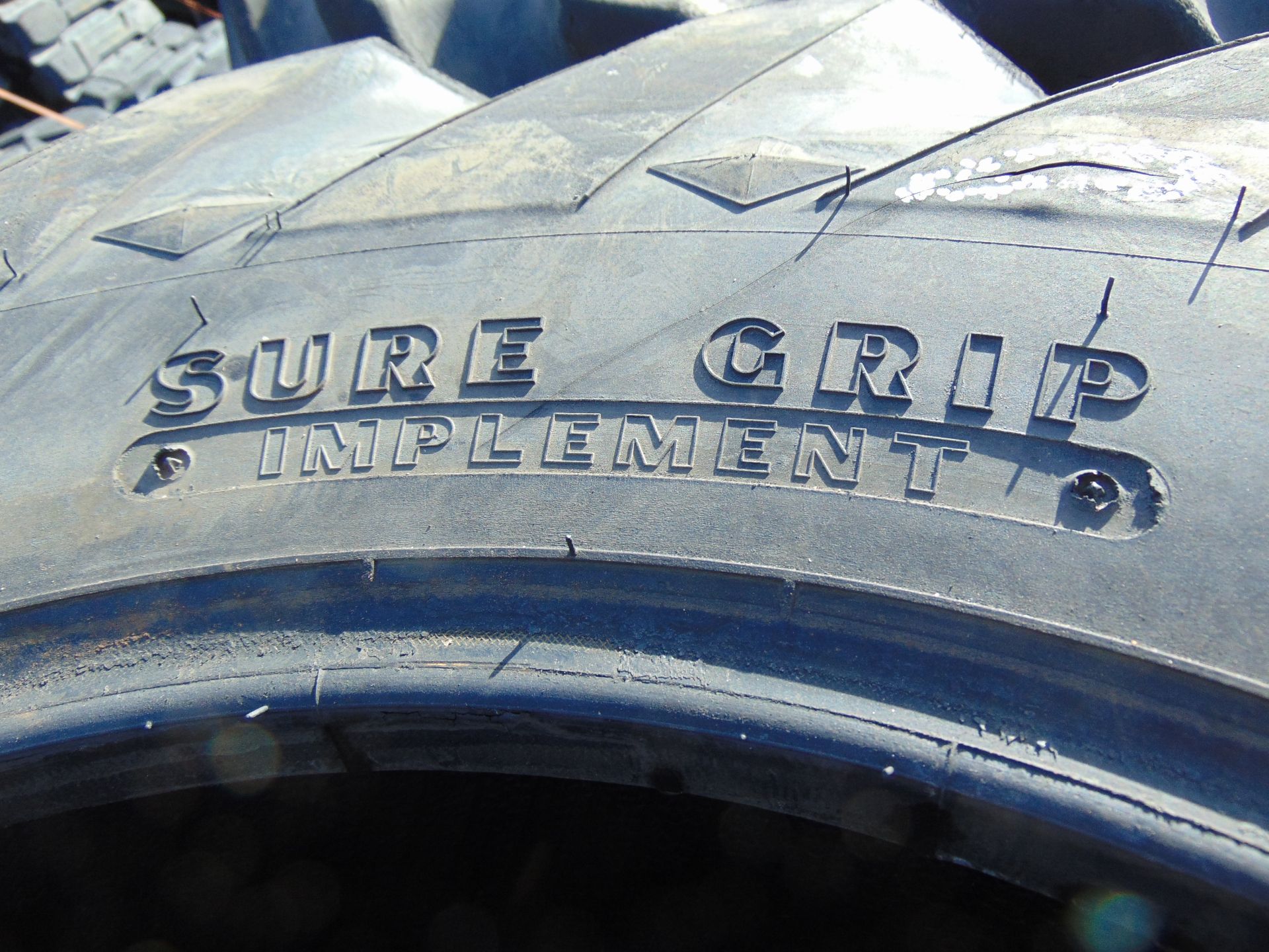 3 x Goodyear Sure Grip 15.5/80-24 Tyres - Bild 6 aus 6