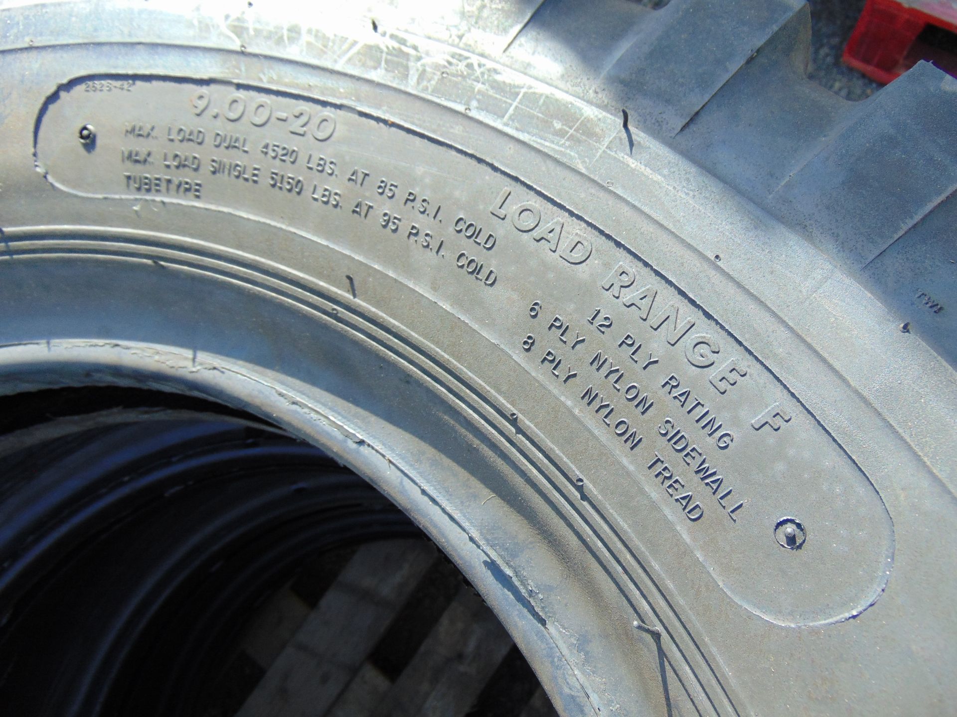 4 x S.T.A. 9.00-20 Crossply Tyres - Image 7 of 7