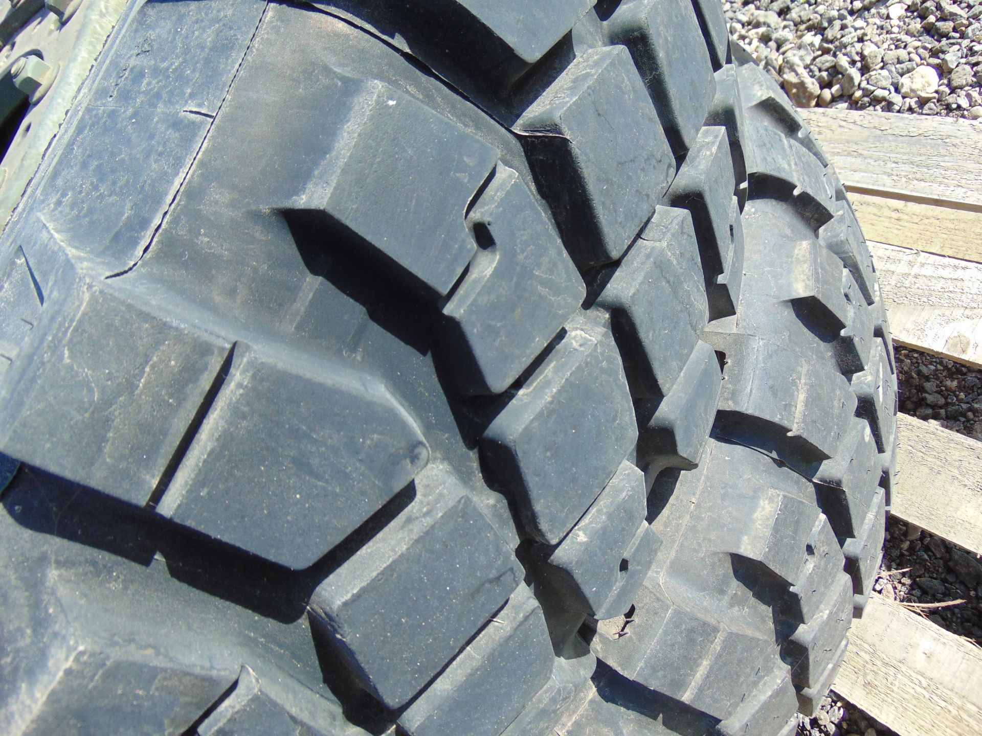 2 x Michelin 325/85 R16 XML Tyres with 8 Stud Rims - Image 3 of 6
