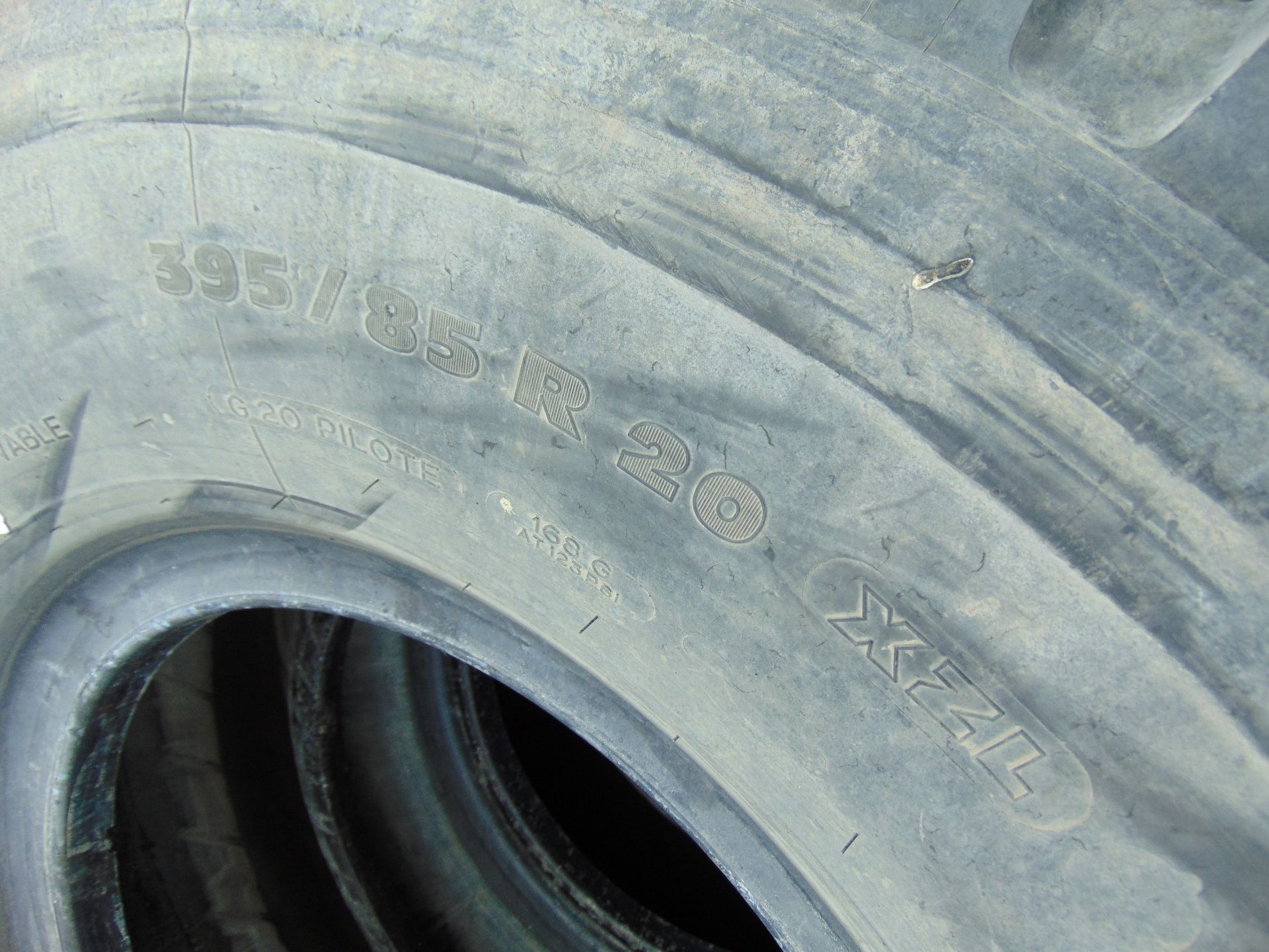 4 x Michelin XZL 395/85 R20 Tyres - Image 5 of 5