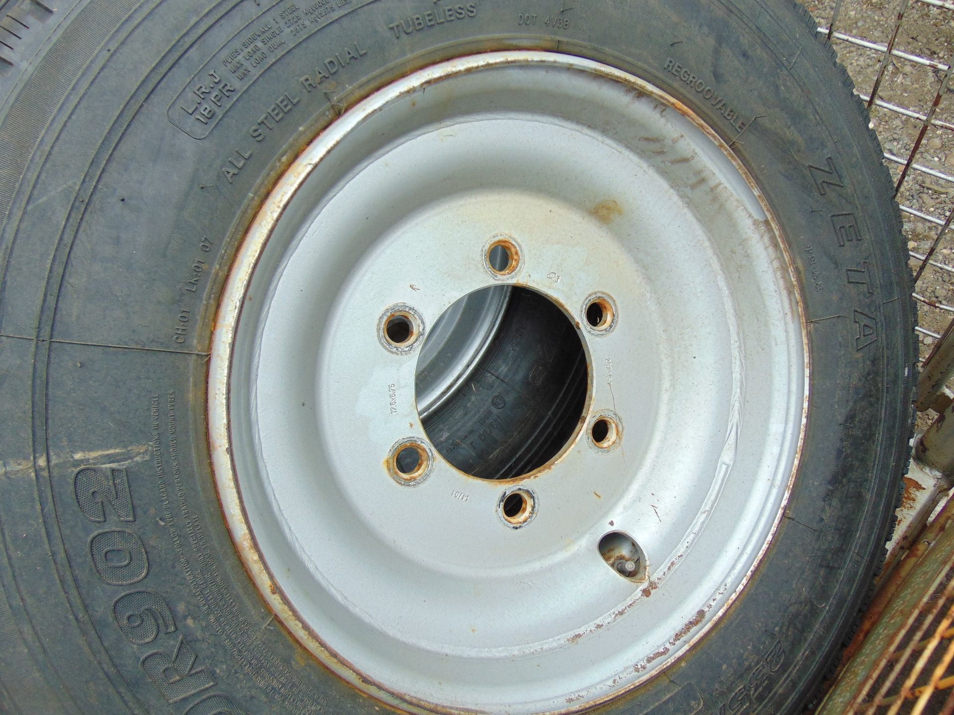 3 x Mixed Brand 235/75 R17.5 Tyres on 6 Stud Rims - Image 2 of 8