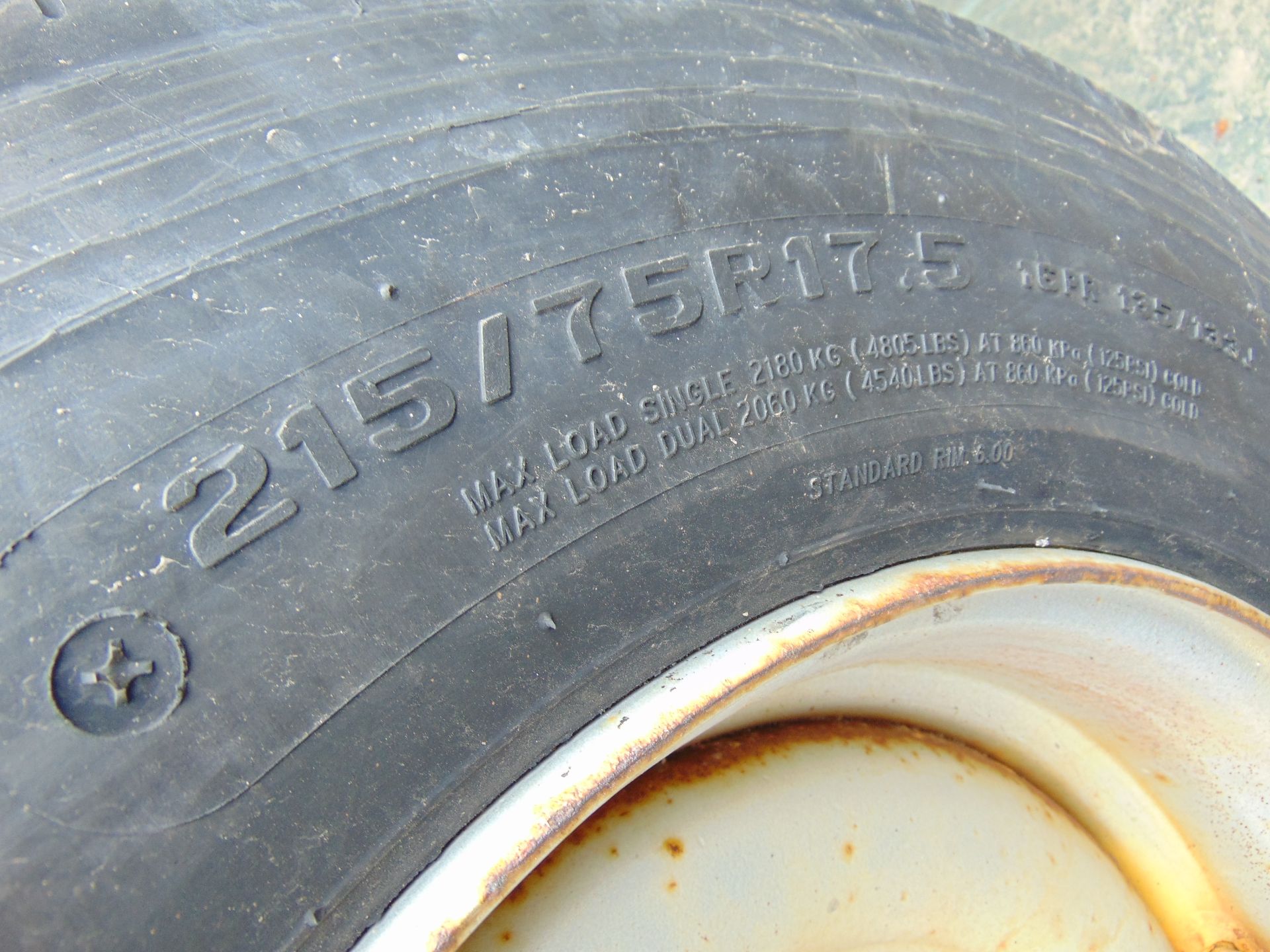 5 x Double Coin RT500 215/75 R17.5 Tyres with 6 Stud Rims - Image 5 of 7