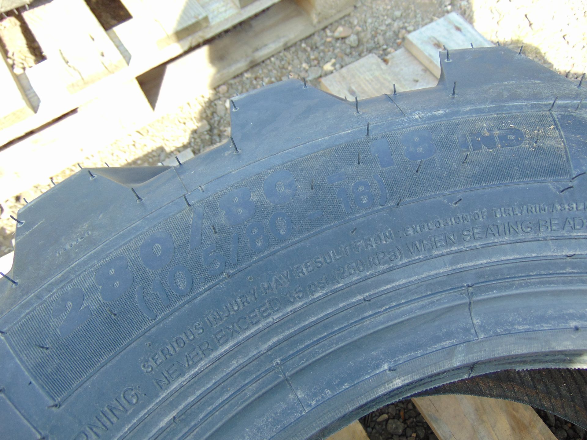 1 x Michelin Power CL 280/80-18 Tyre - Bild 6 aus 6