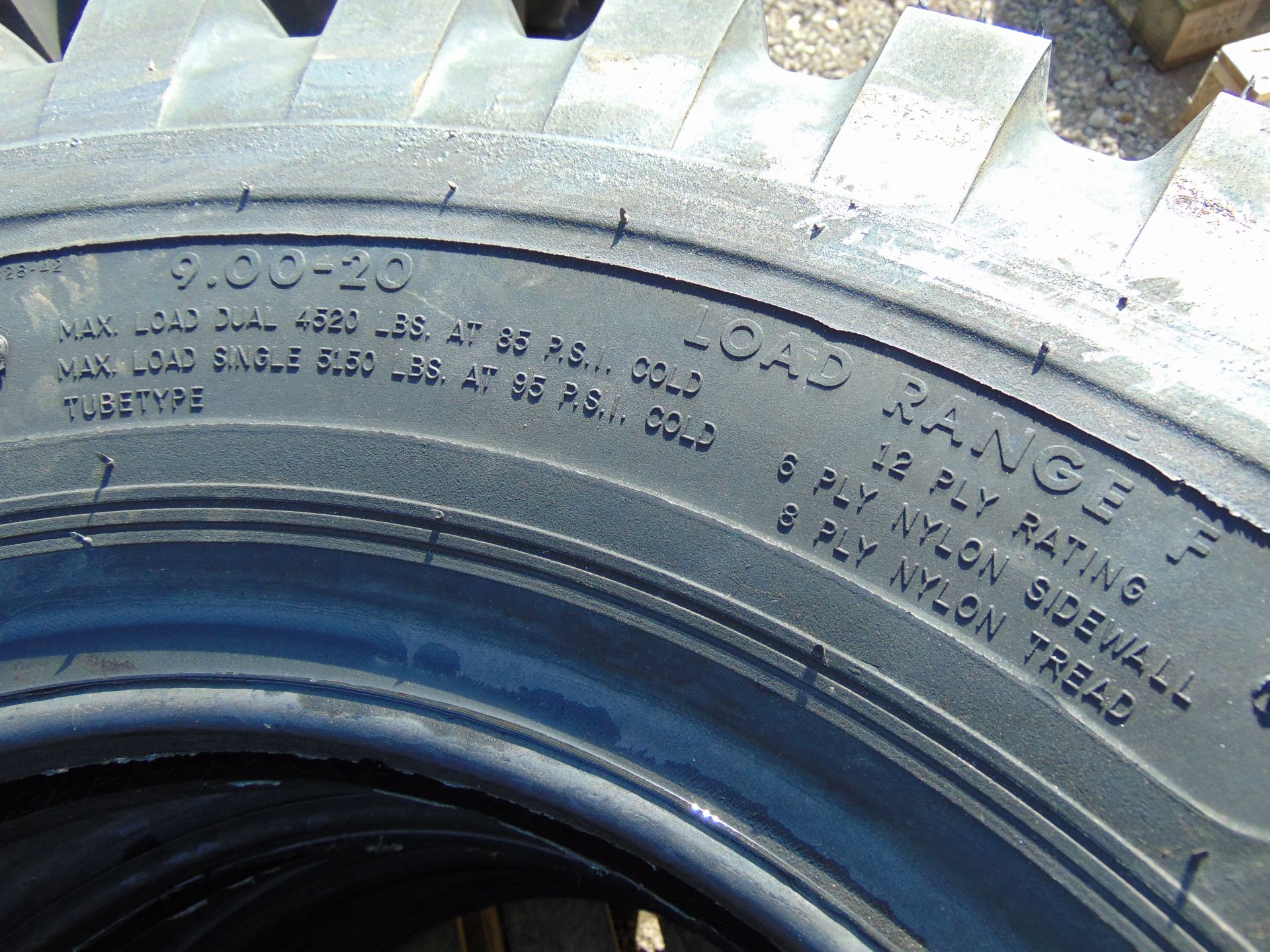 4 x S.T.A. 9.00-20 Crossply Tyres - Image 6 of 6