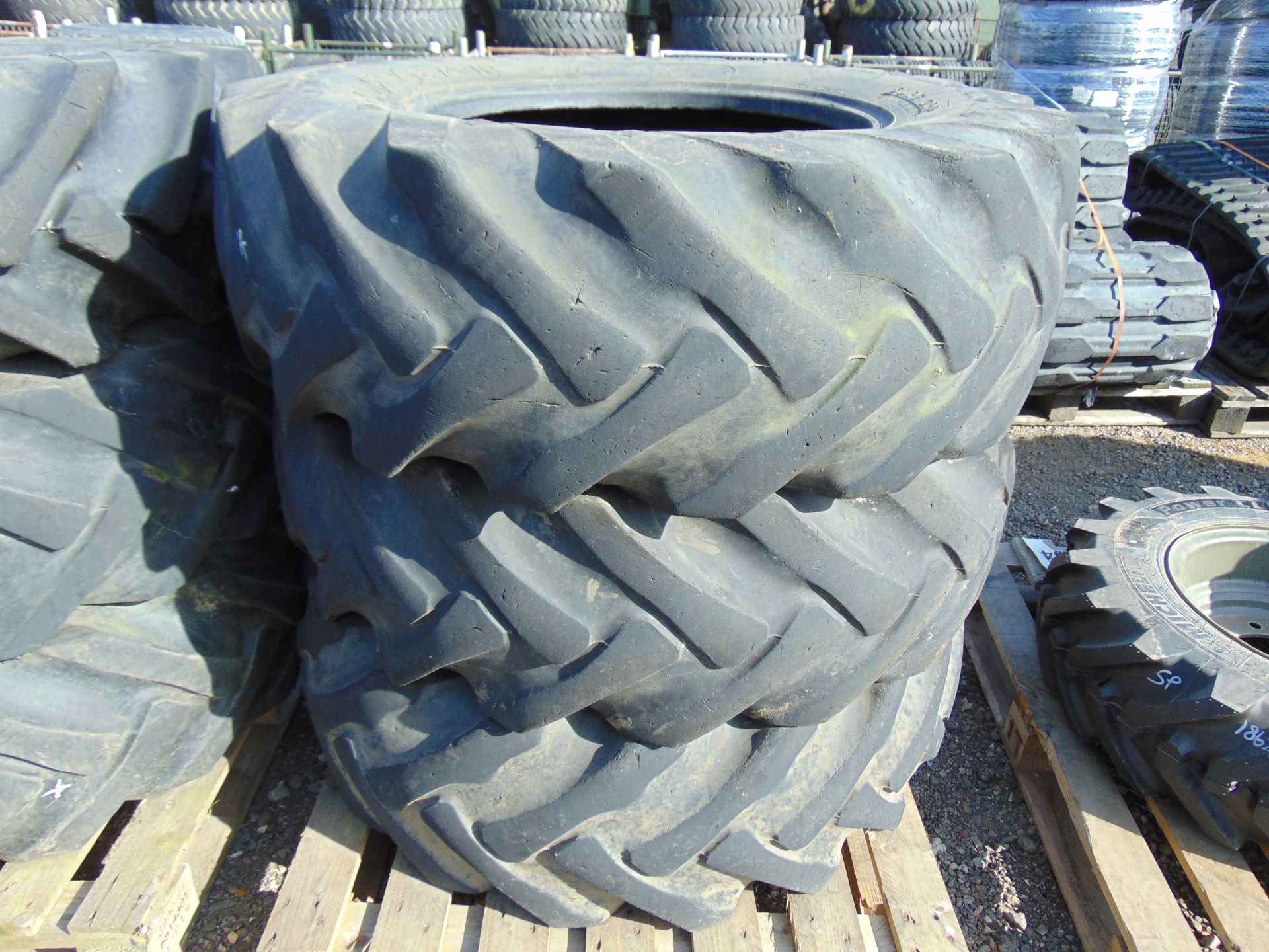3 x Goodyear Sure Grip 15.5/80-24 Tyres