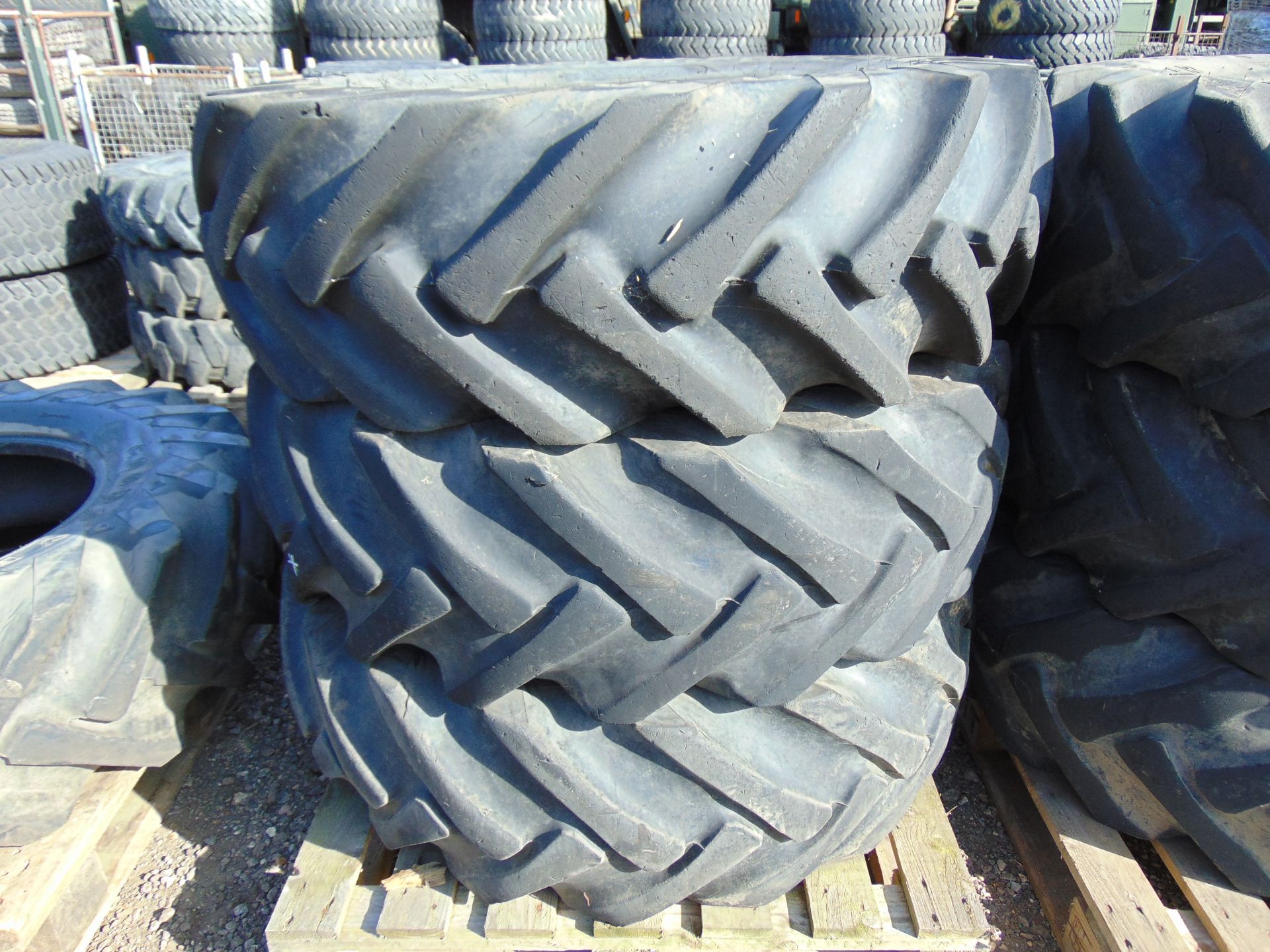 3 x Goodyear Sure Grip 15.5/80-24 Tyres