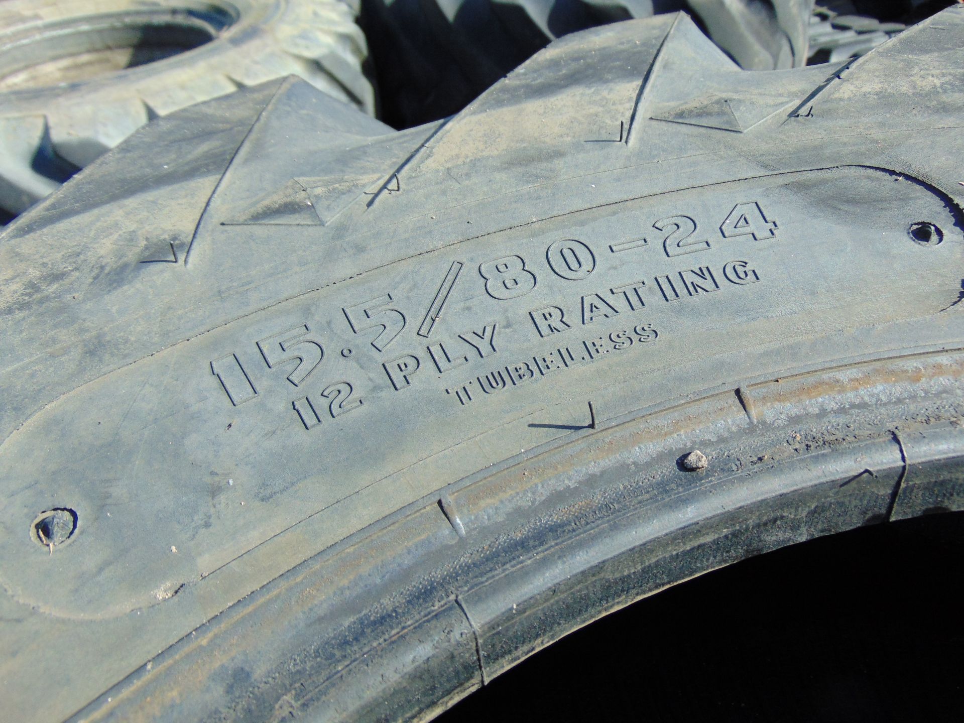 3 x Goodyear Sure Grip 15.5/80-24 Tyres - Image 5 of 6