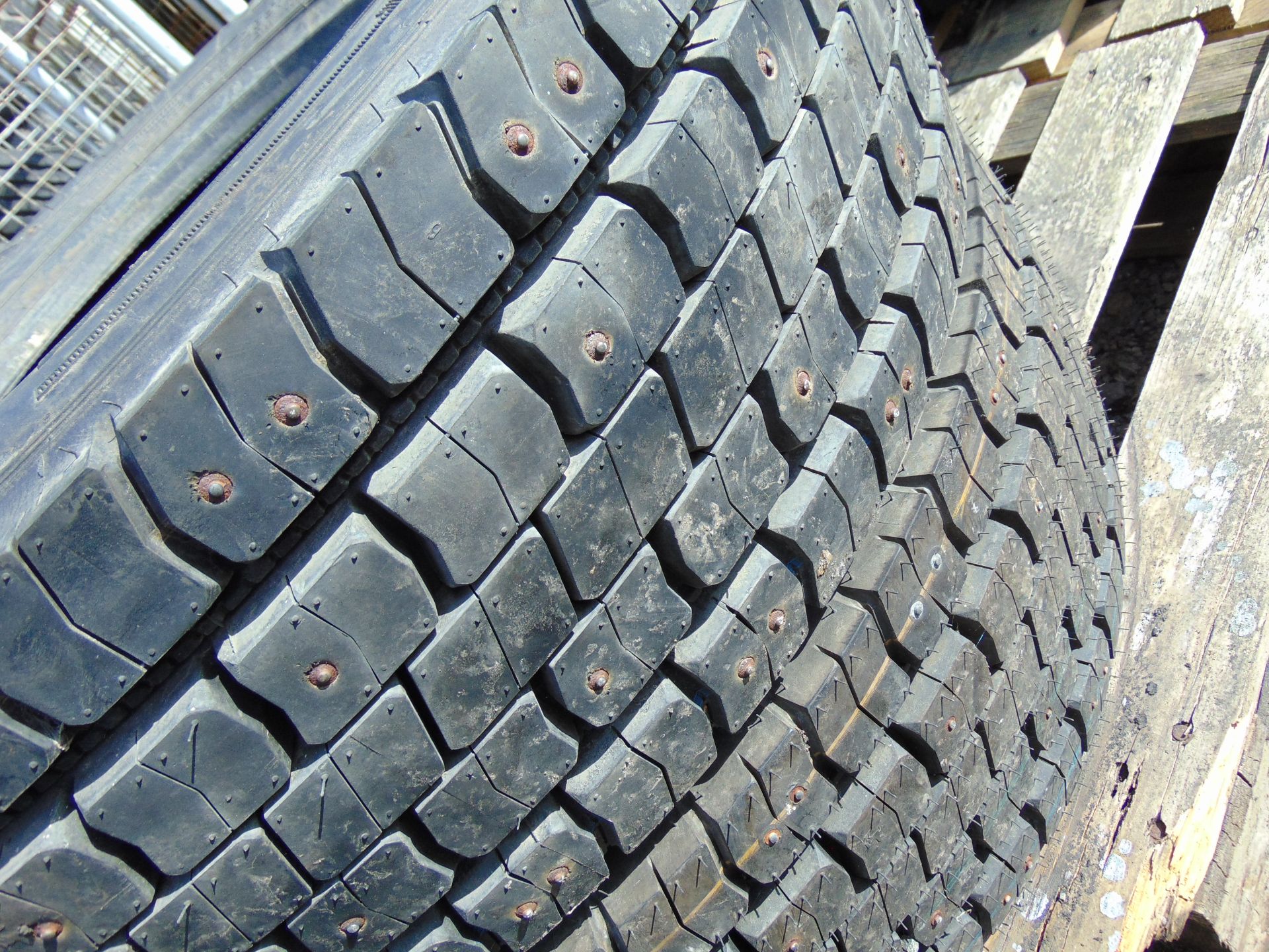 2 x Continental LDR Regional Traffic 235/75 R17.5 Tyres complete with tyre studs - Image 3 of 6