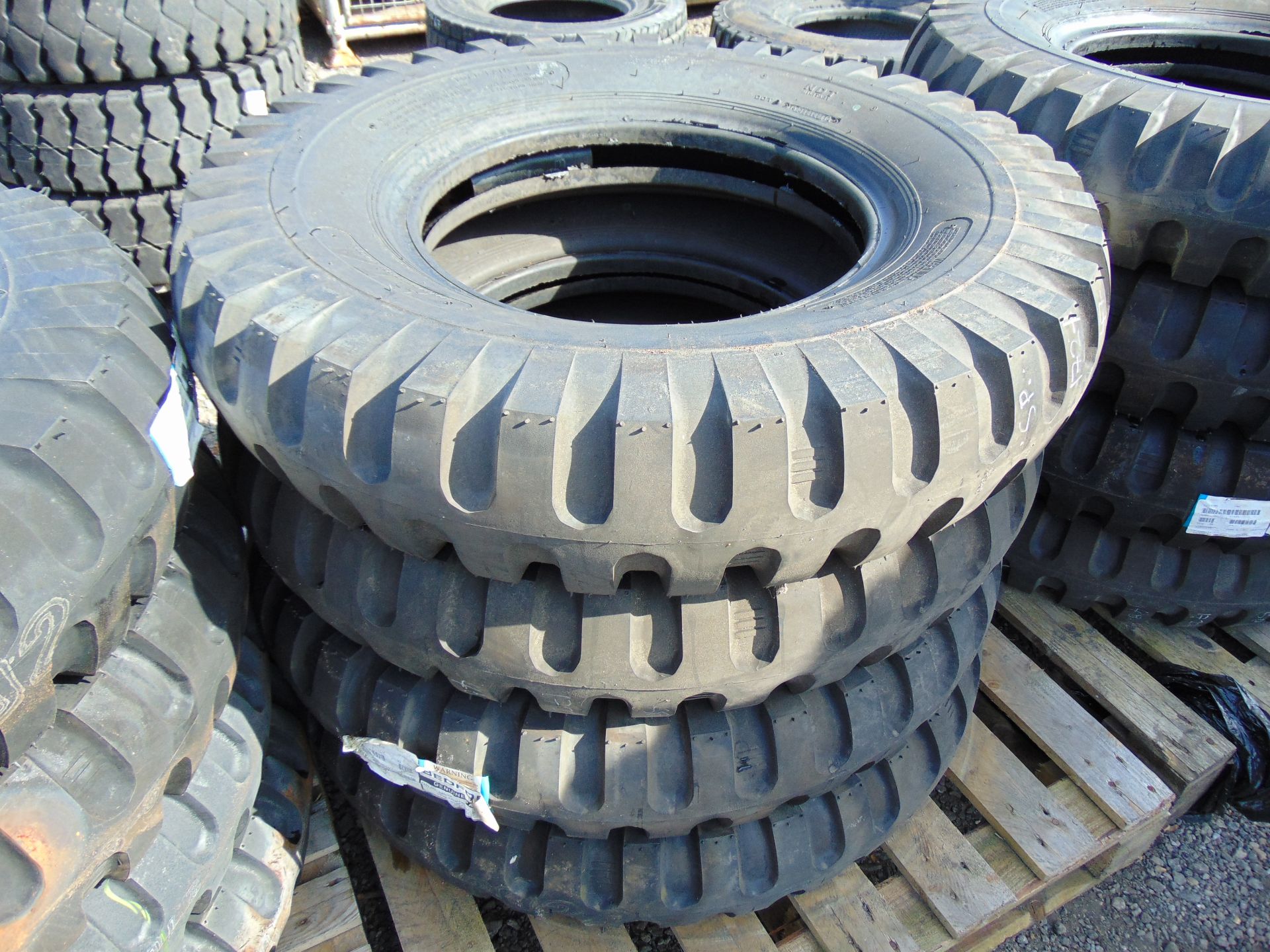 4 x S.T.A. 9.00-20 Crossply Tyres