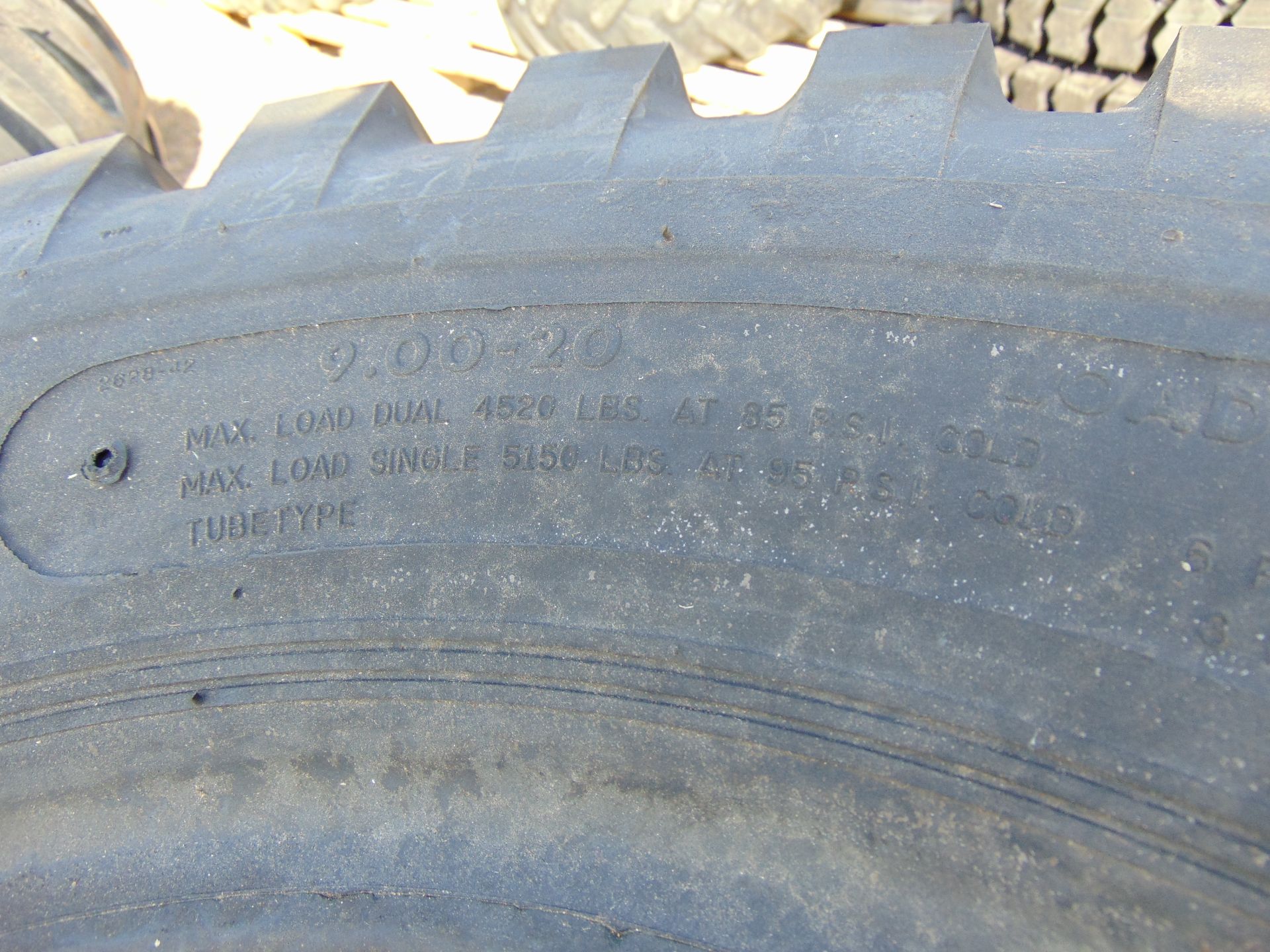 4 x S.T.A. 9.00-20 Crossply Tyres - Image 6 of 6