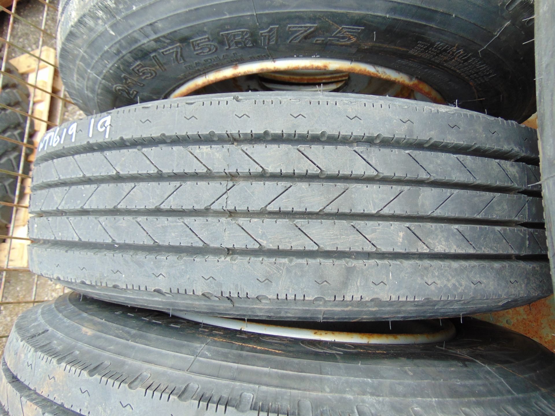 6 x Sailun S637 215/75 R17.5 Tyres with 6 Stud Rims - Image 6 of 7