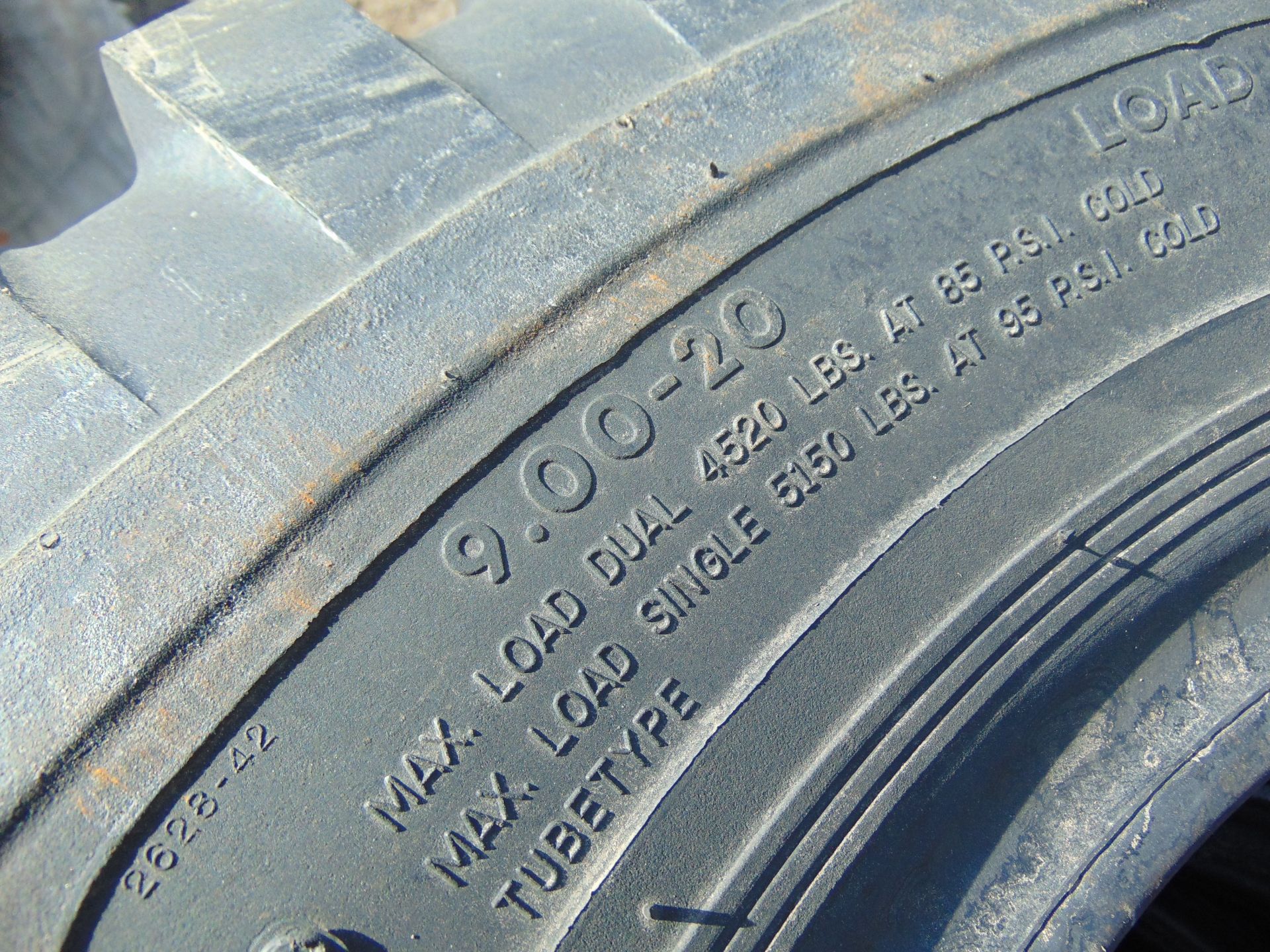 4 x S.T.A. 9.00-20 Crossply Tyres - Image 6 of 6