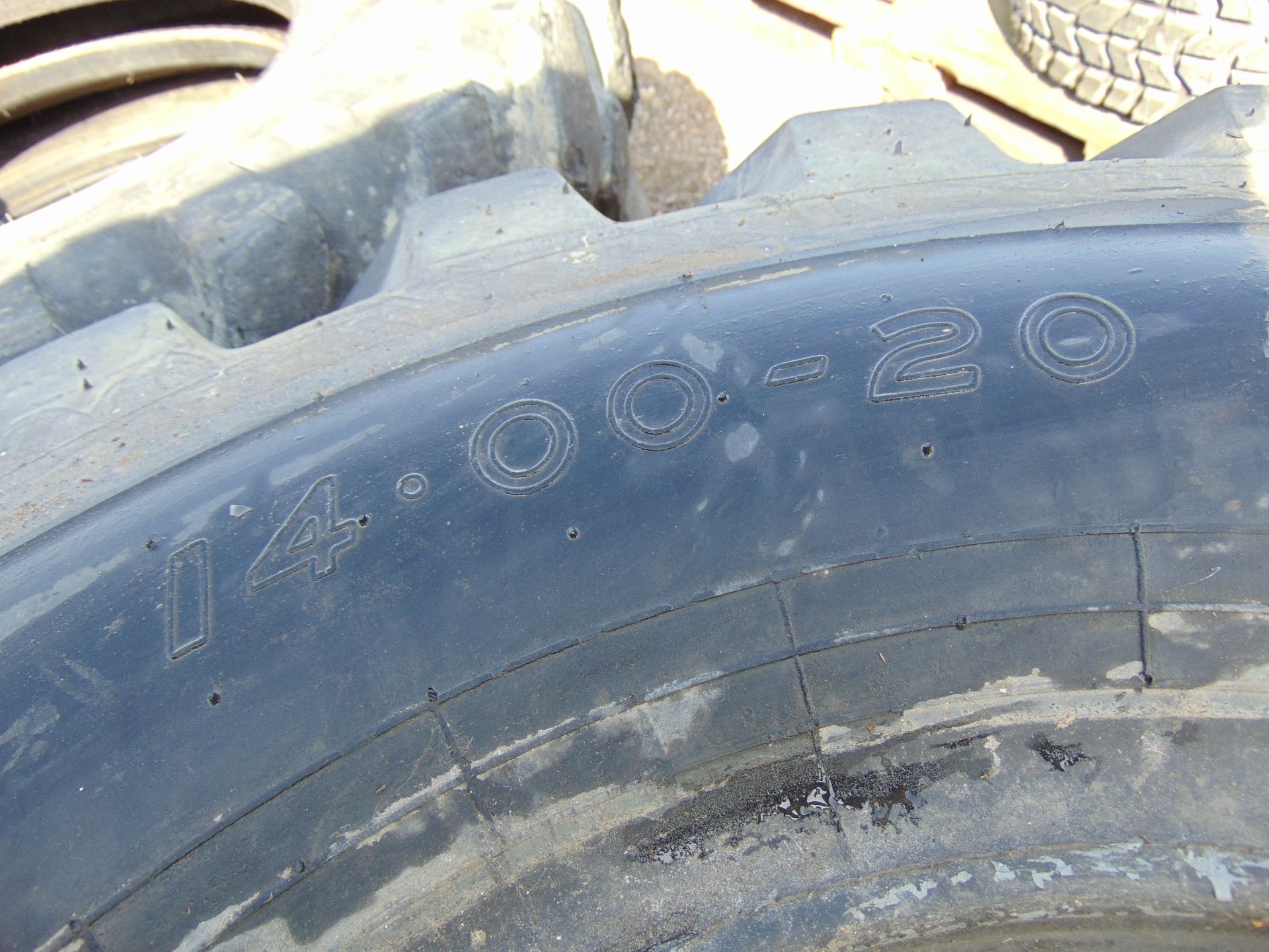 2 x Simex Military R/F 14.00-20 Tyres - Image 6 of 7