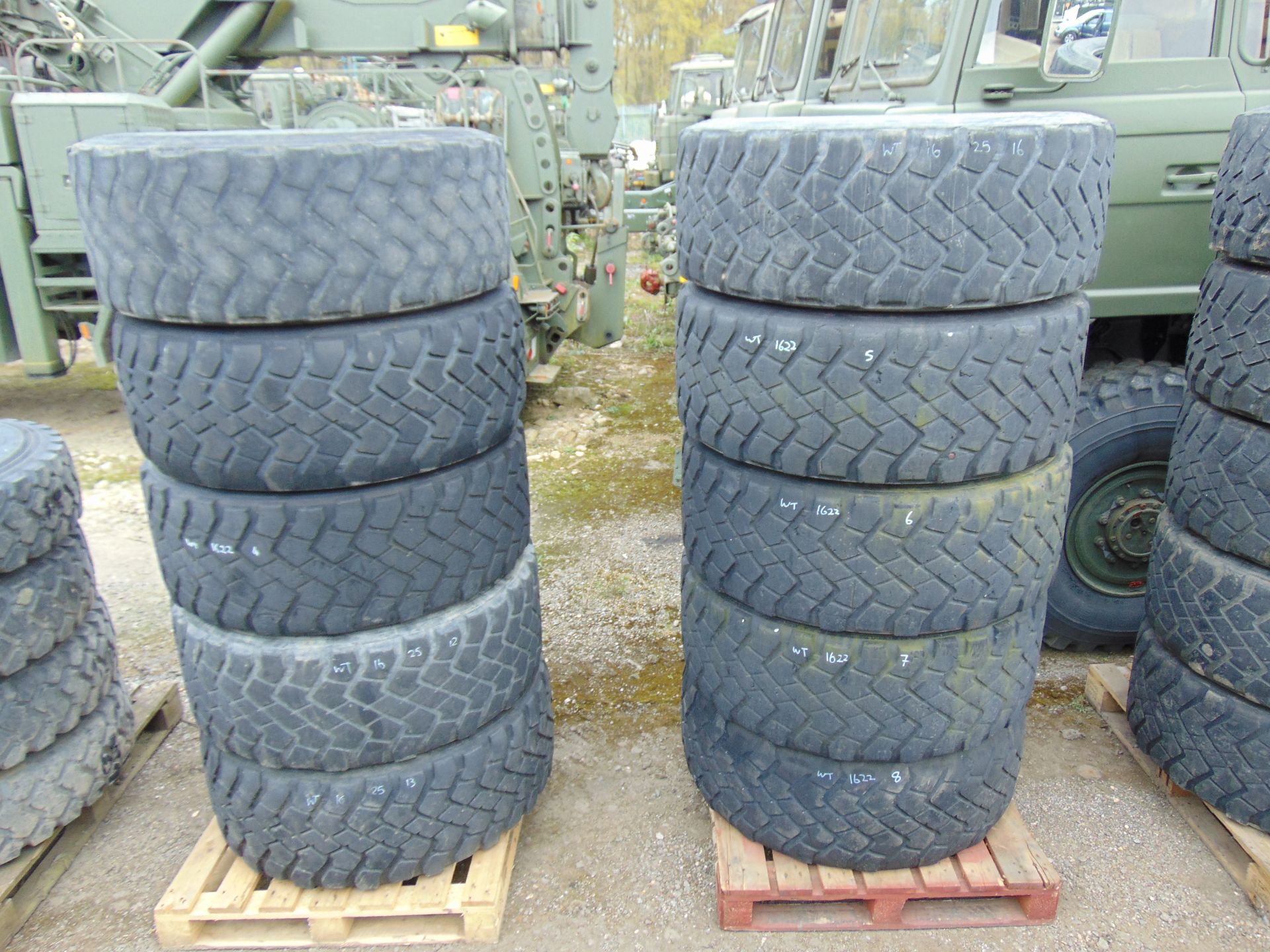 10 x Michelin XZL 445/65 R20 Tyres